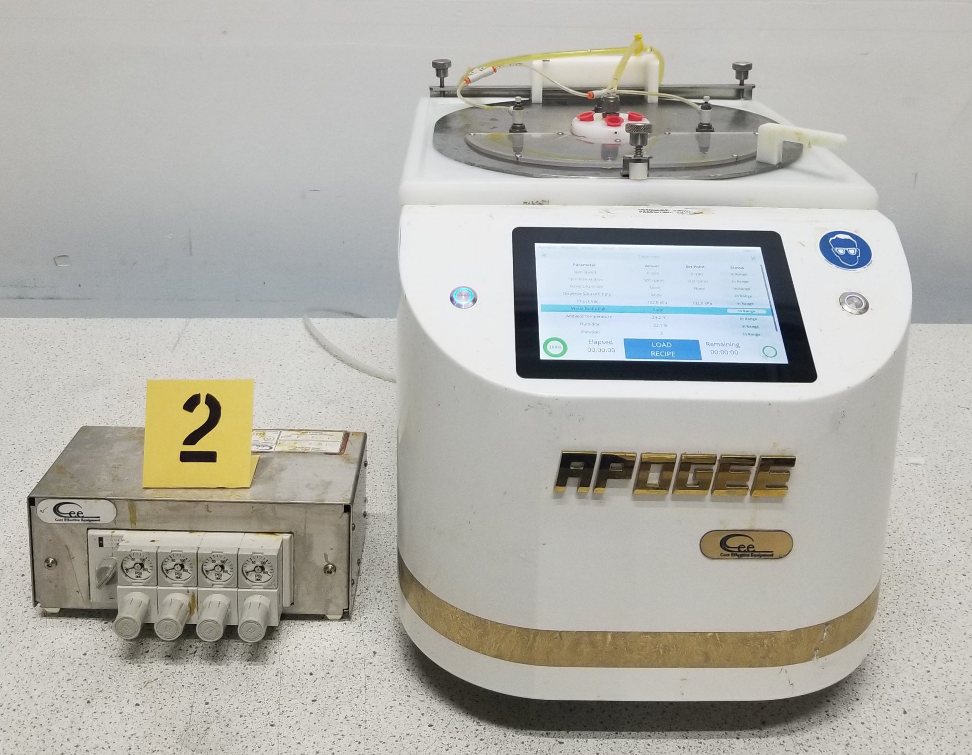 Used CEE Apogee 200 Benchtop Spin Coater