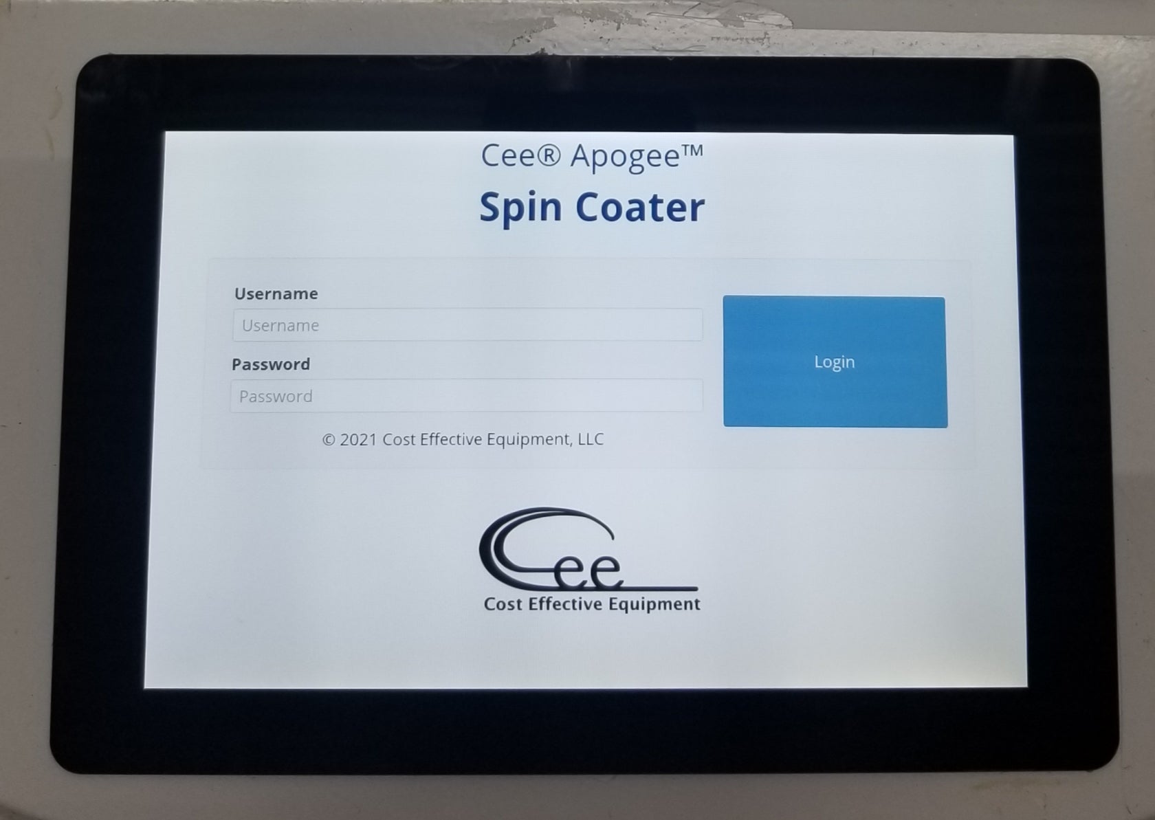 Used CEE Apogee 200 Benchtop Spin Coater