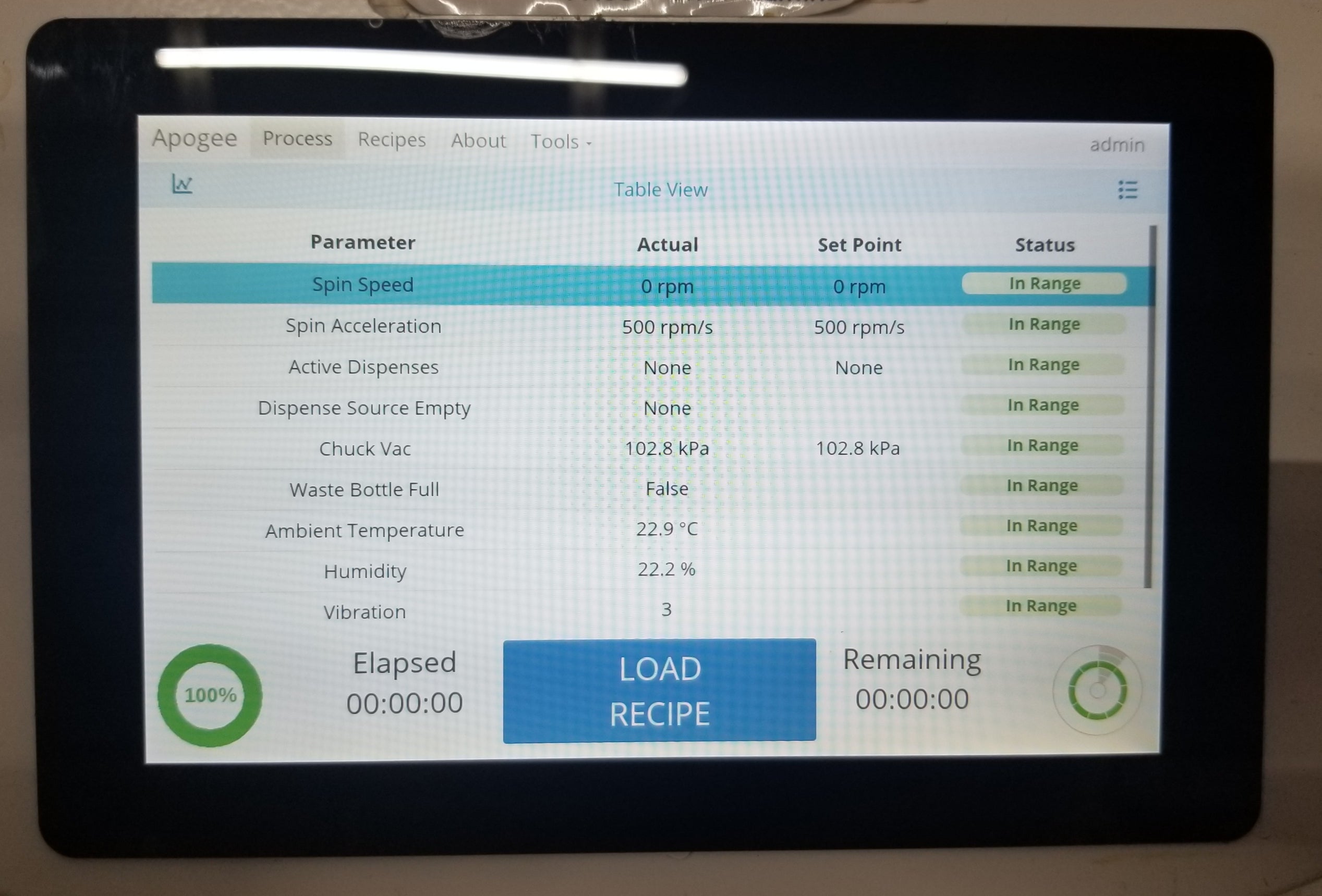 Used CEE Apogee 200 Benchtop Spin Coater