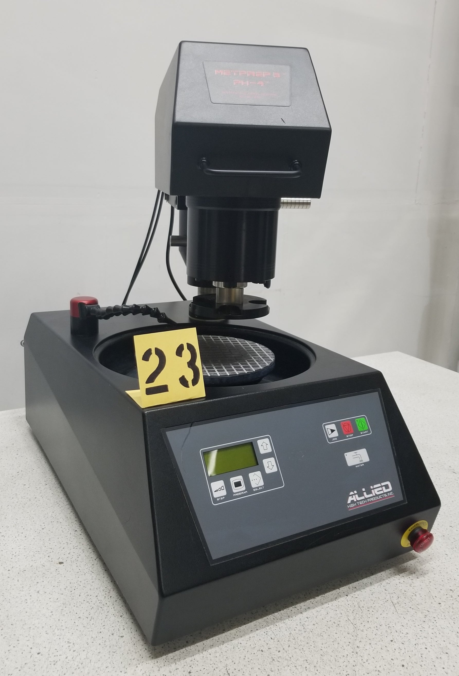 Used Allied High Tech Metprep 3 Polisher with PH-4 Power Head
