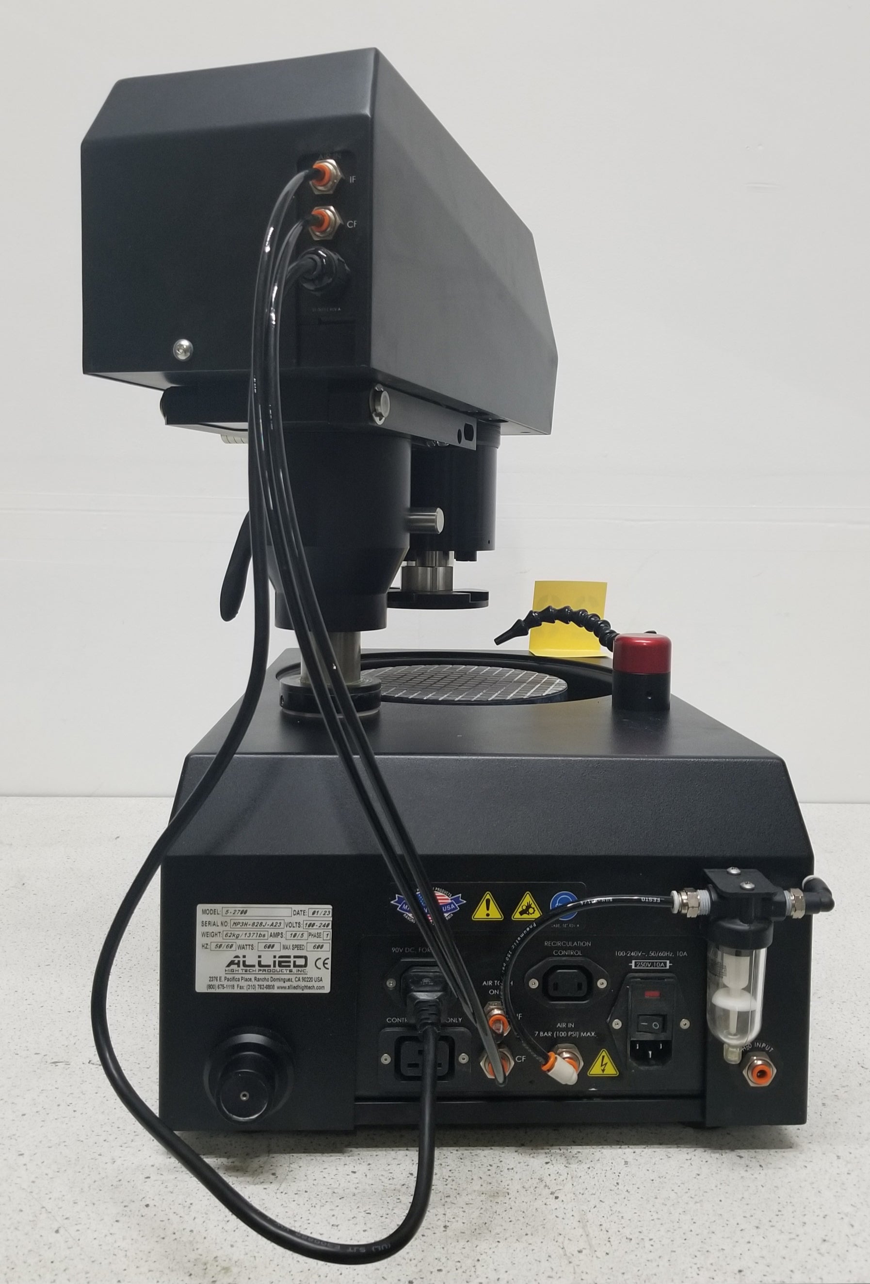 Used Allied High Tech Metprep 3 Polisher with PH-4 Power Head