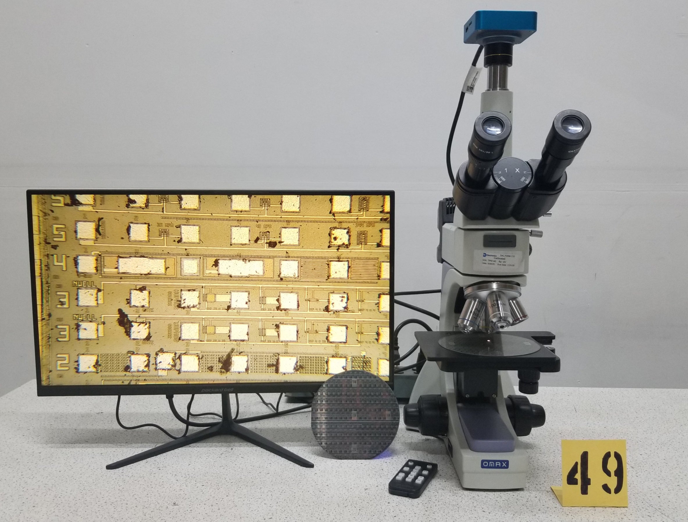 Used OMAX Optical Inspection Microscope with Camera