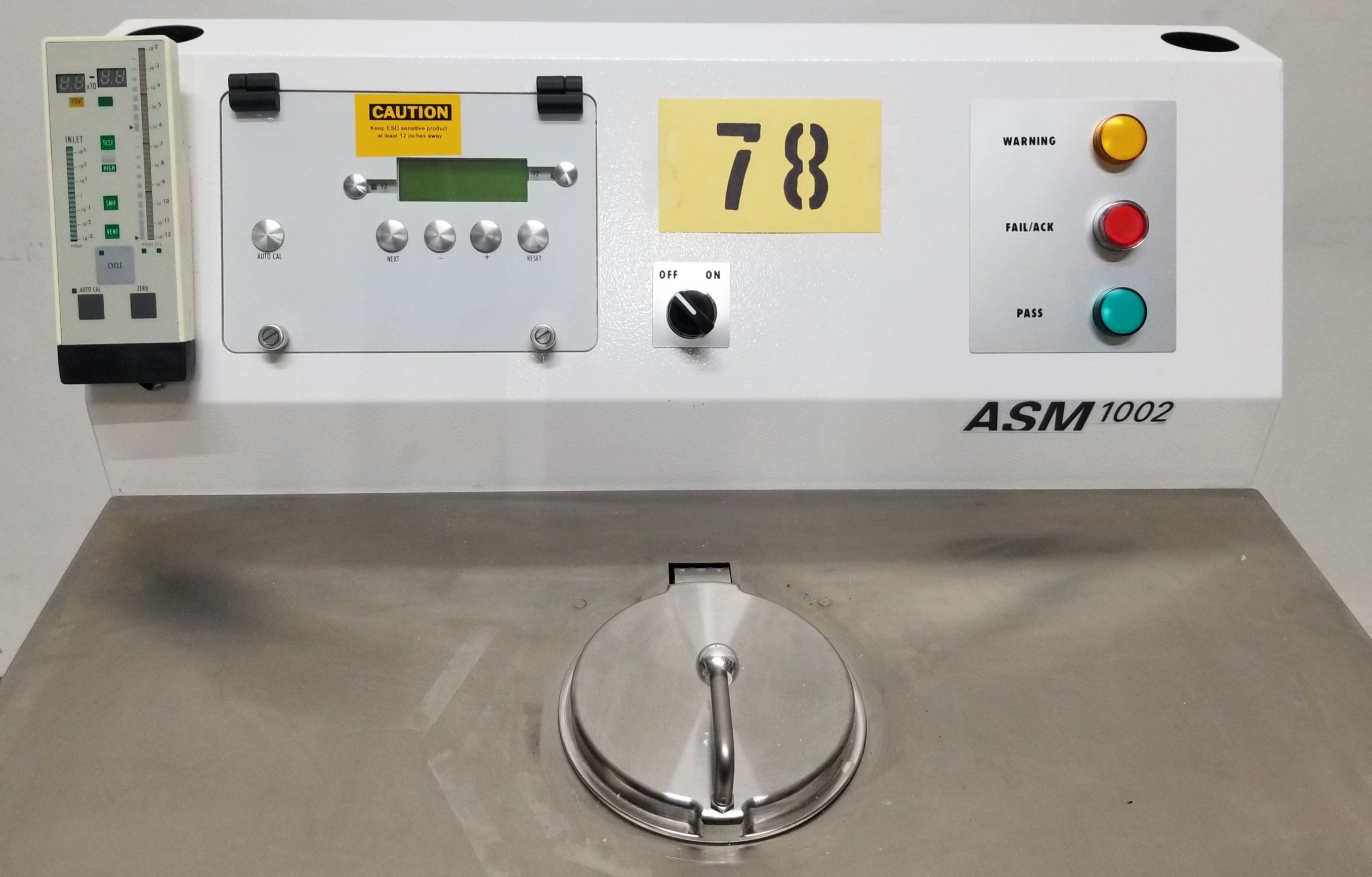 Used Pfeiffer ASM 1002 Helium Leak Detector Workstation