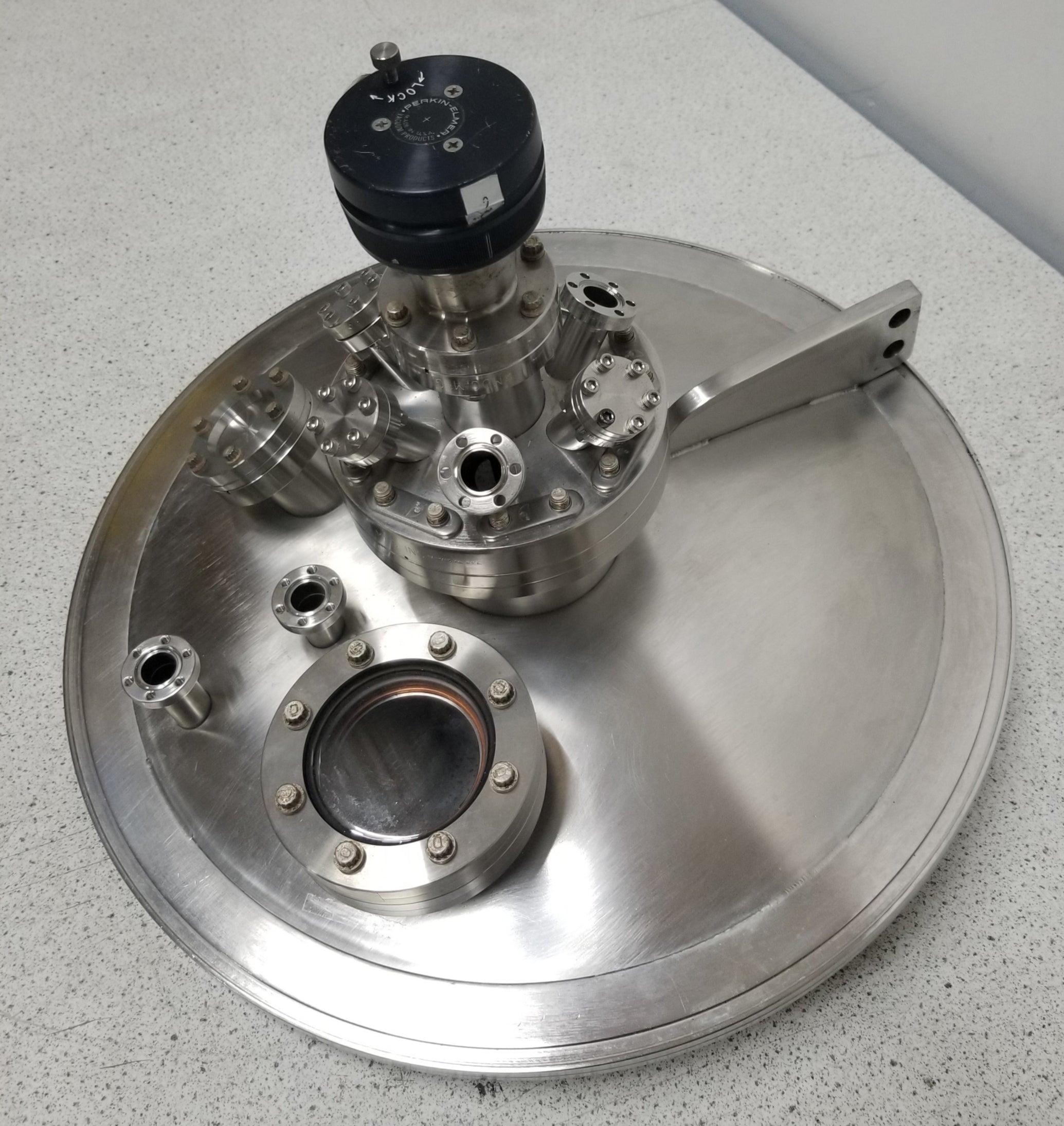 Used AJA International Stainless Vacuum Base Plate