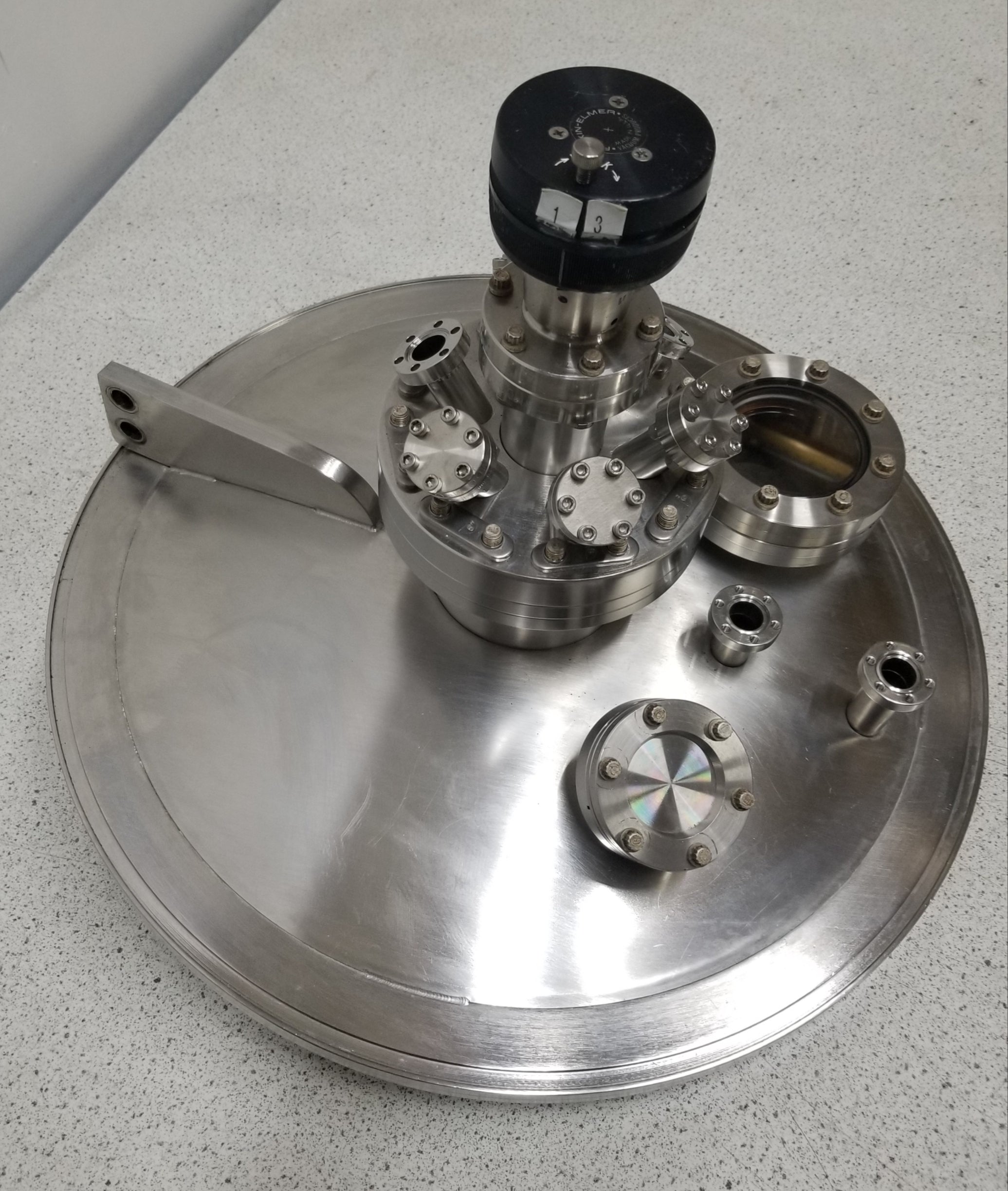 Used AJA International Stainless Vacuum Base Plate