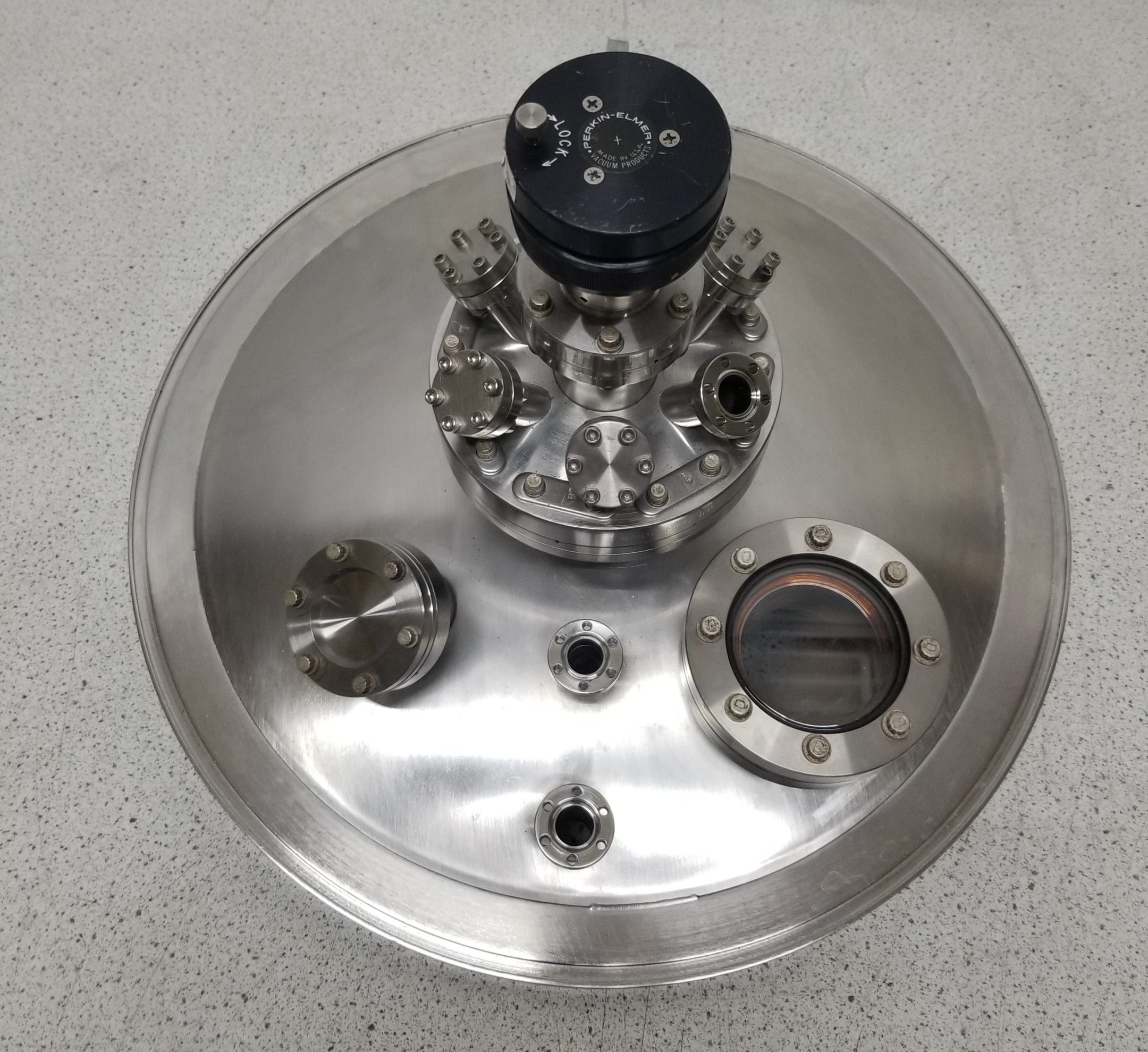 Used AJA International Stainless Vacuum Base Plate