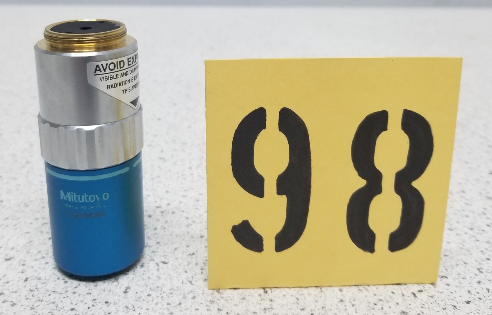 Used Mitutoyo NUV 50X Near UV Microscope Objective