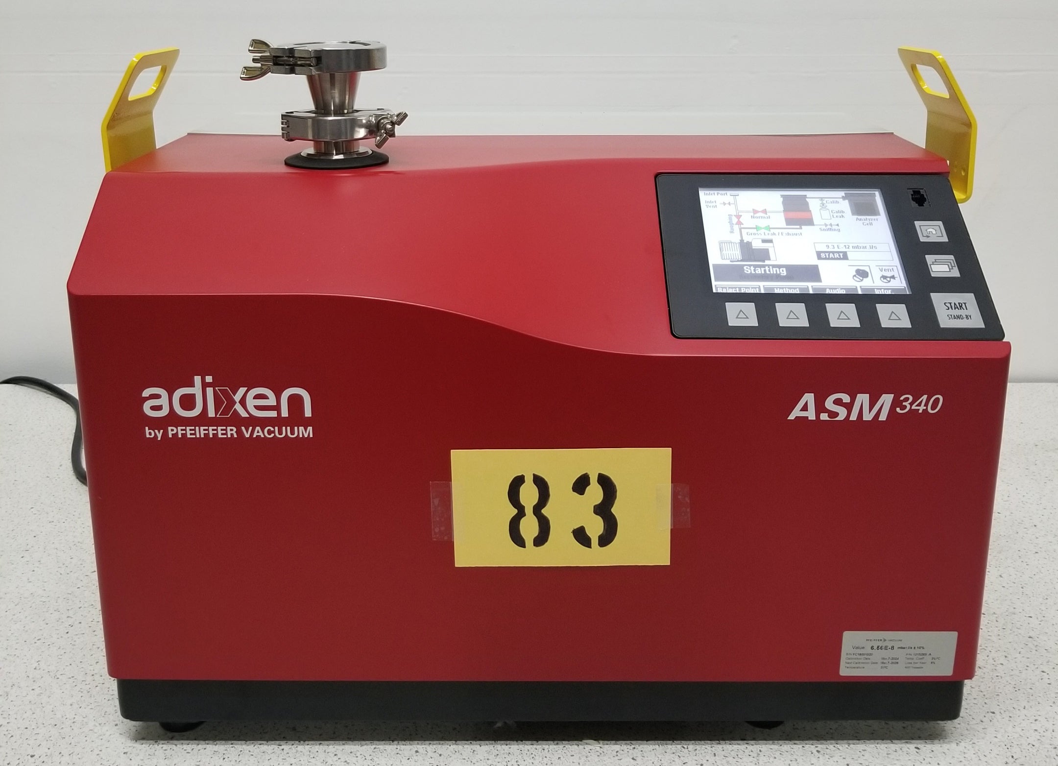 Used Pfeiffer ASM 340 Helium Leak Detector