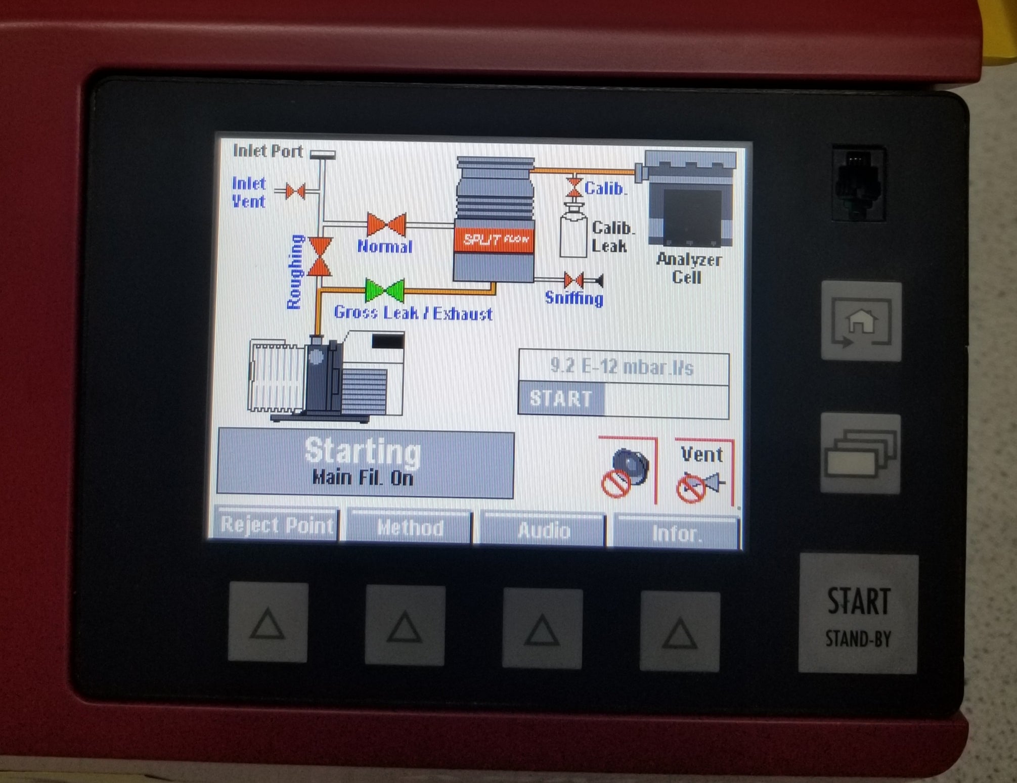 Used Pfeiffer ASM 340 Helium Leak Detector