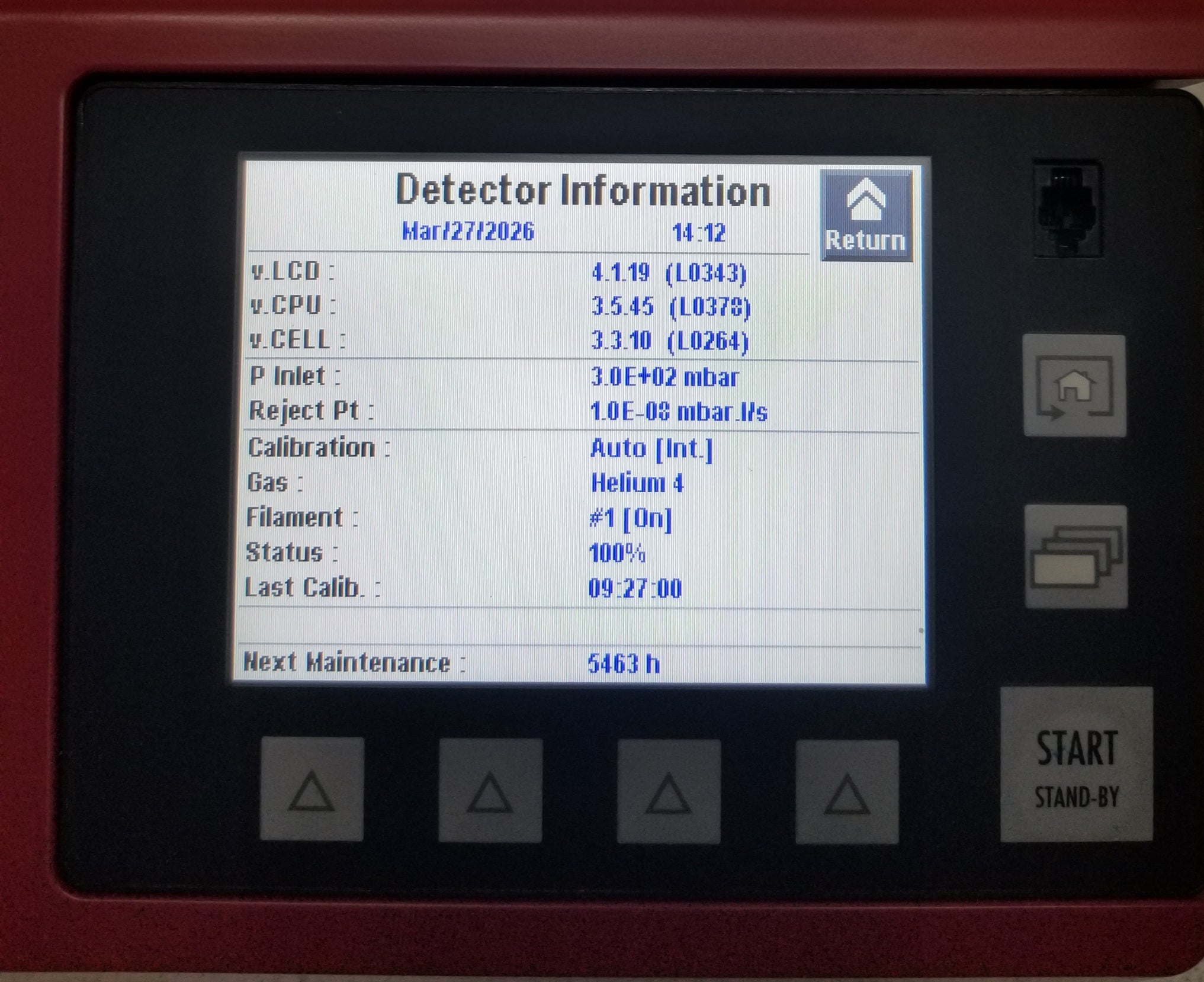Used Pfeiffer ASM 340 Helium Leak Detector