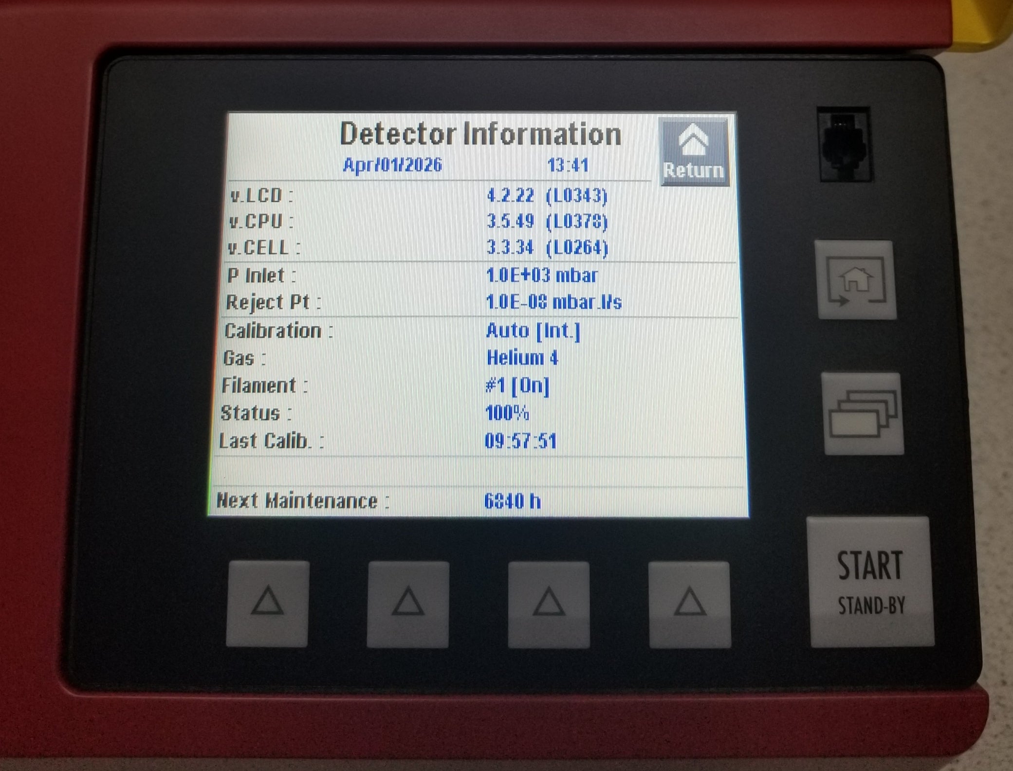 Used Pfeiffer ASM 340 Helium Leak Detector