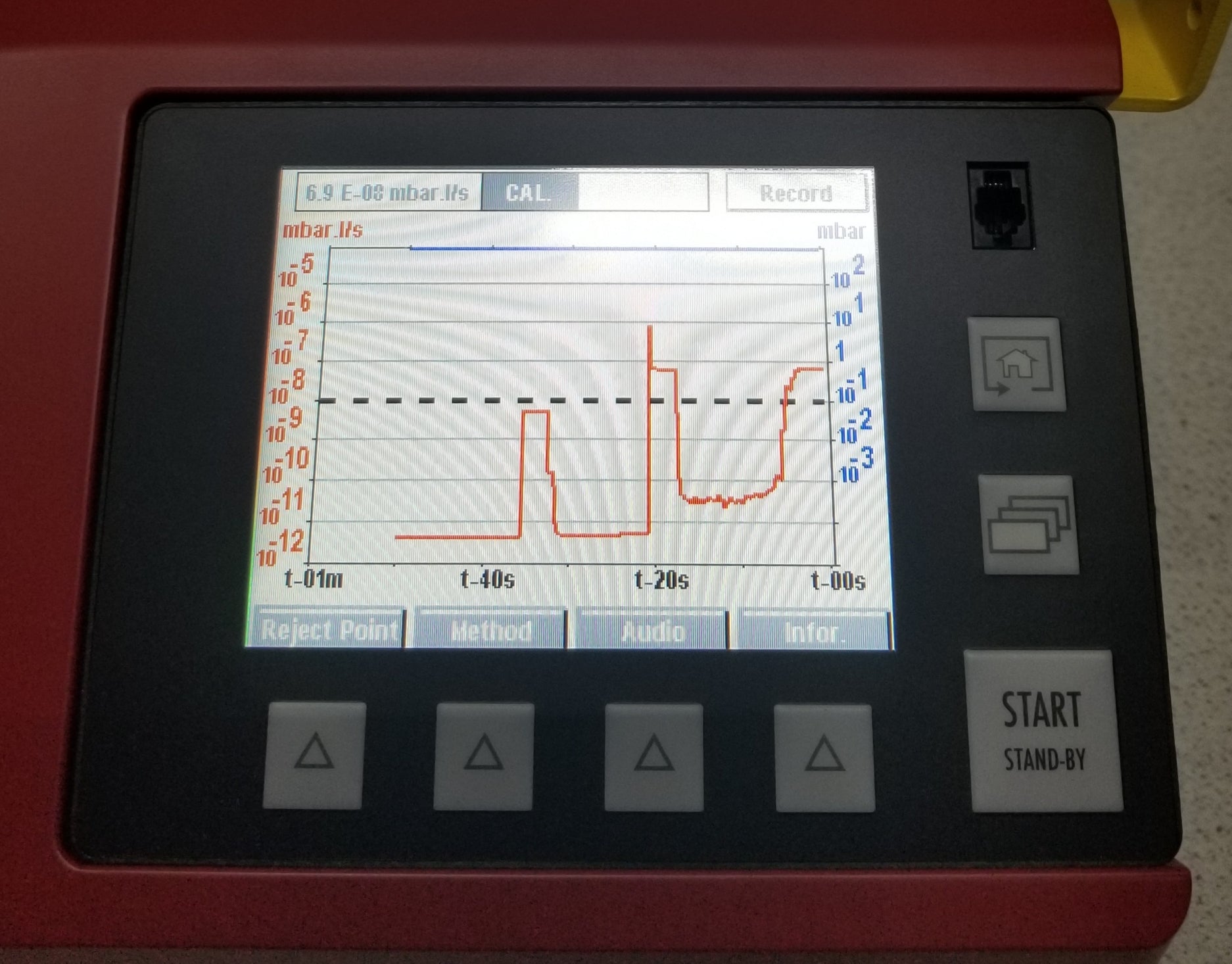 Used Pfeiffer ASM 340 Helium Leak Detector