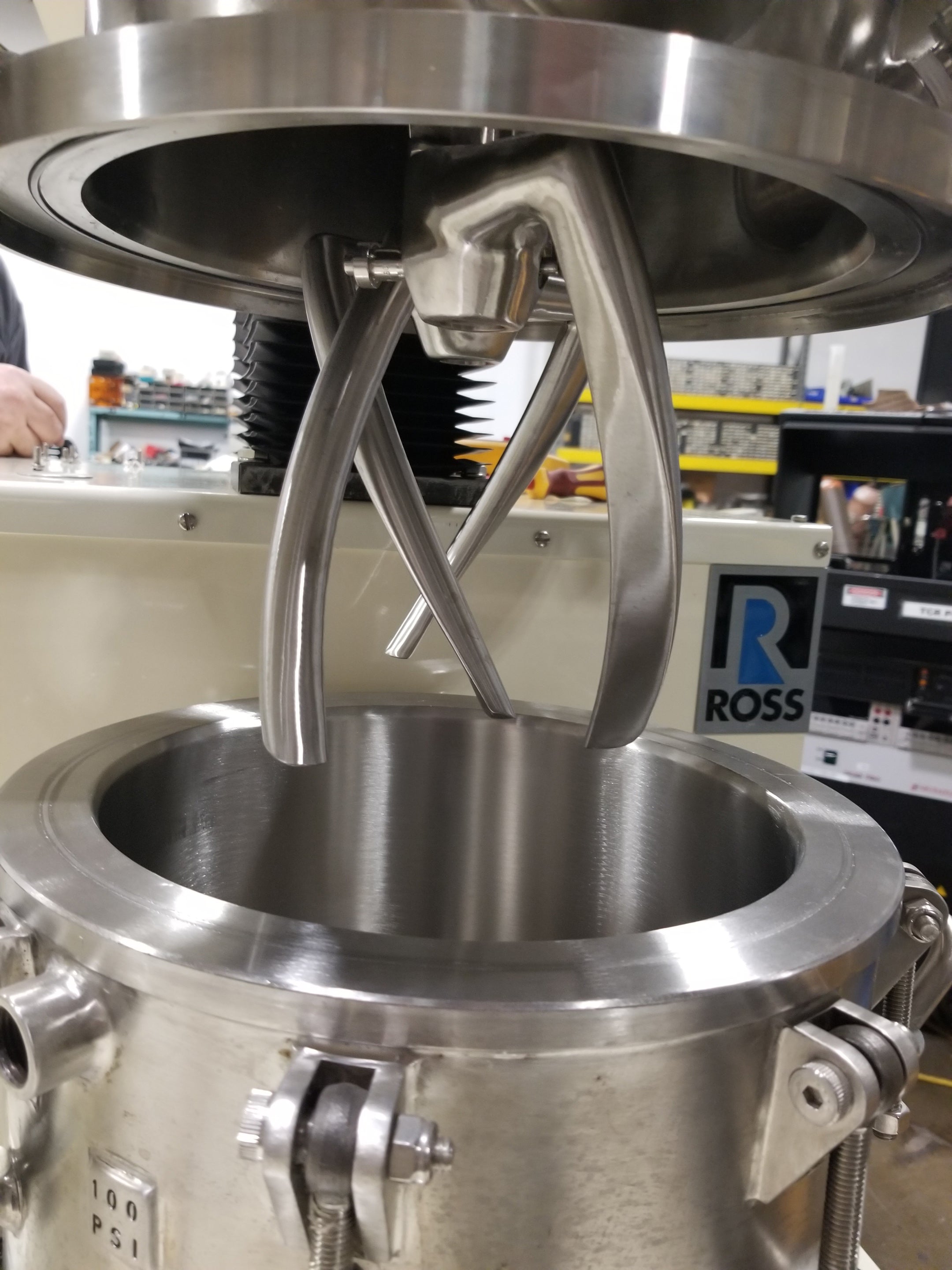 Charles Ross DPM-2 Double Planetary Mixer w/ DS-2 Discharge System