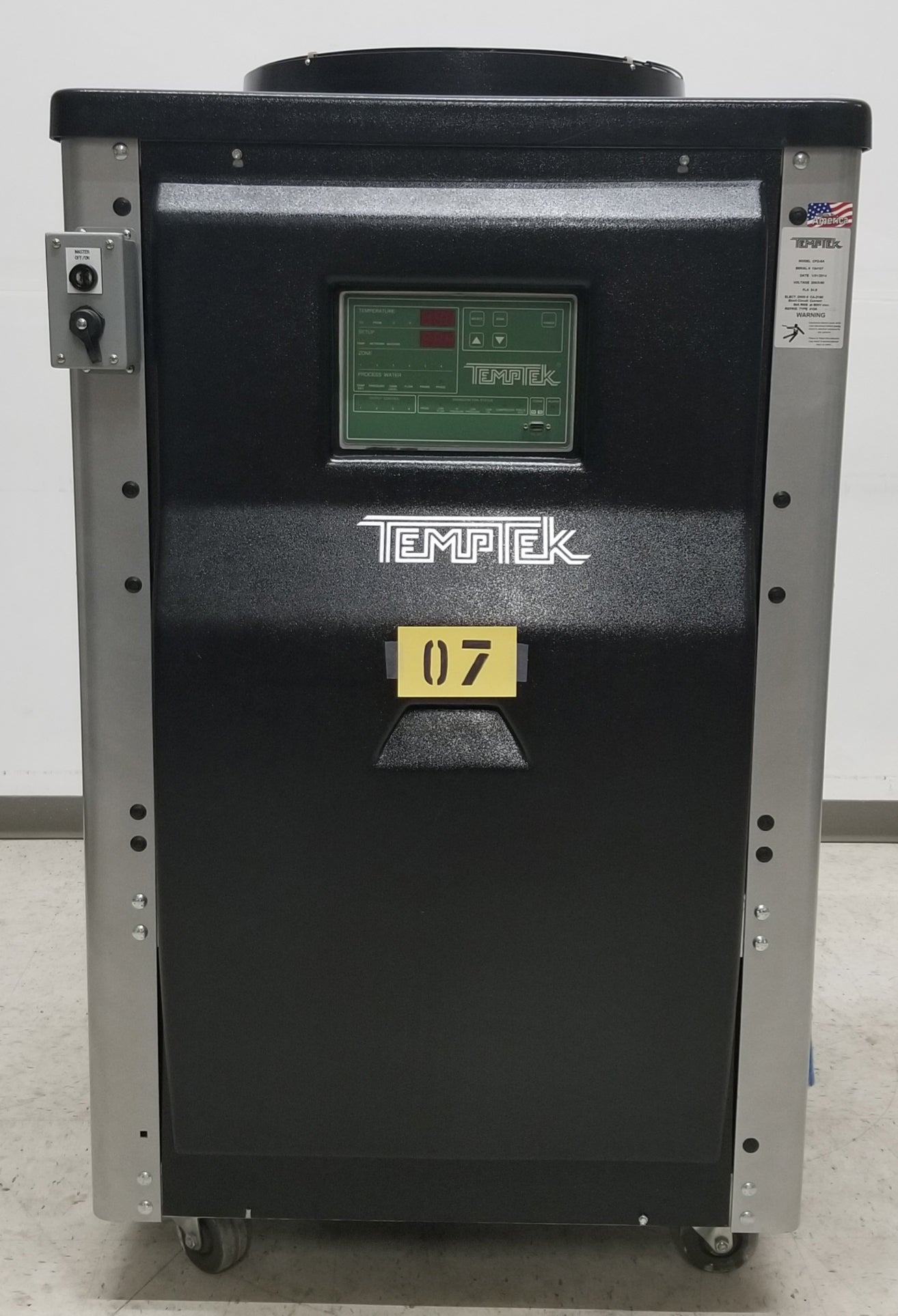 Used TempTek CFD-5A 5 Ton Portable Air-Cooled Water Chiller