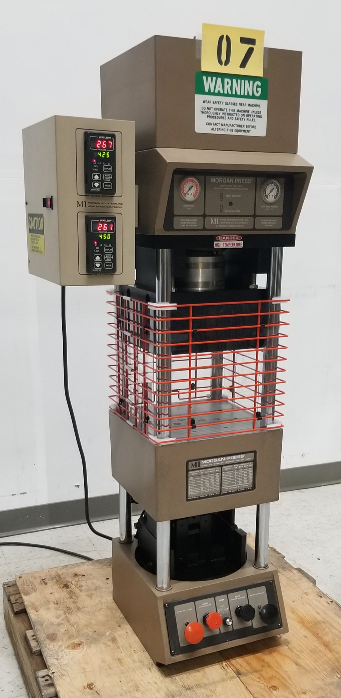 Used Morgan Press G-55T Injection Molding Press