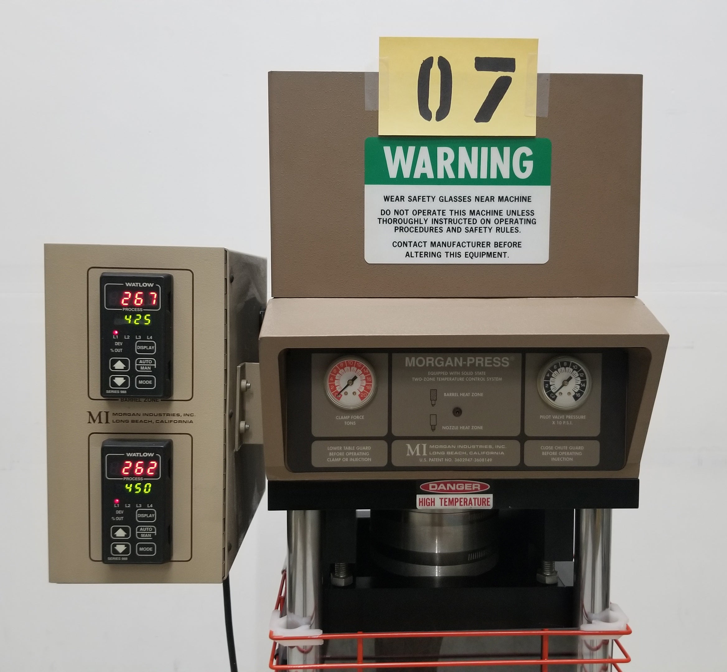 Used Morgan Press G-55T Injection Molding Press