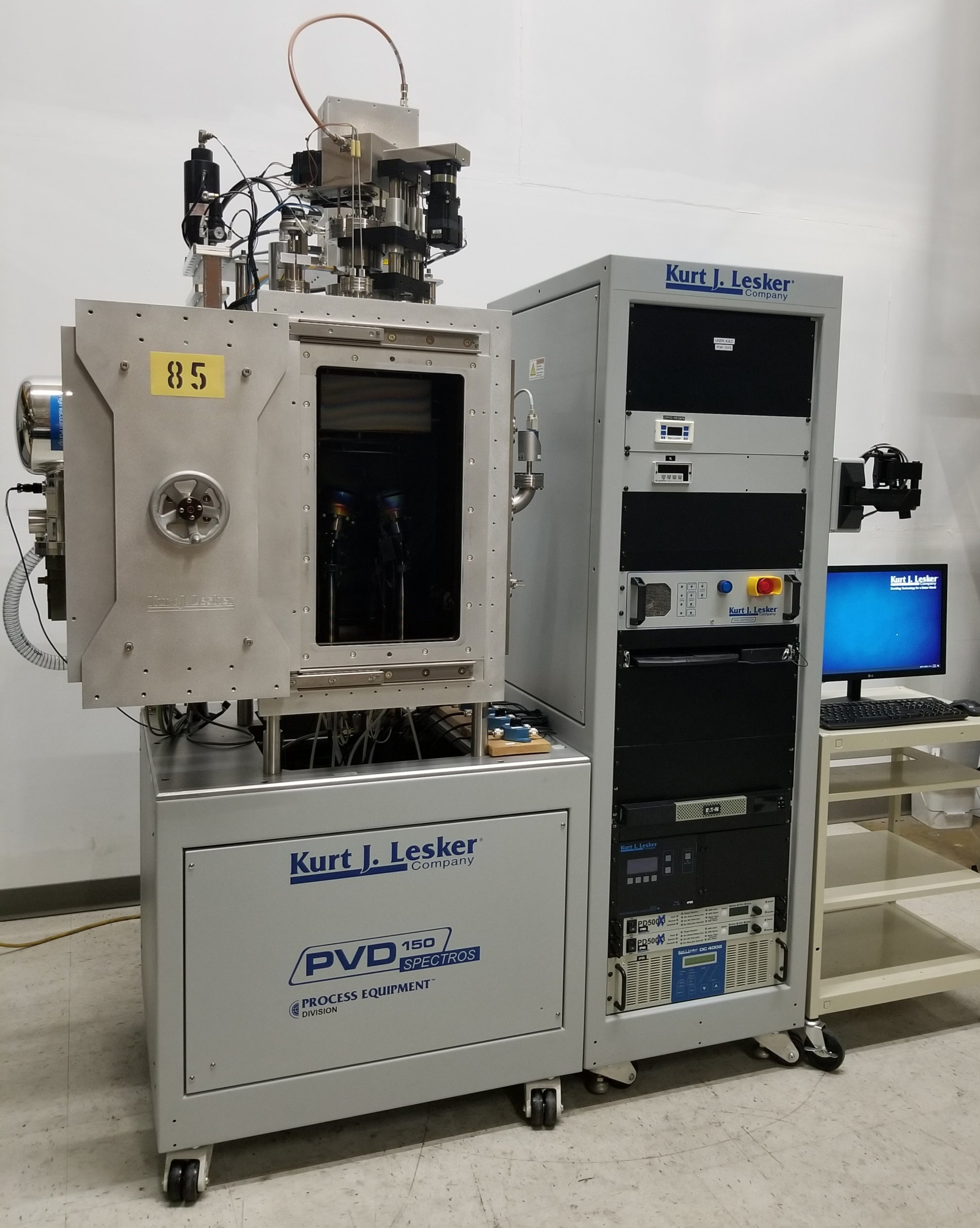 Kurt J Lesker PVD 150 Mini Spectros RF/DC Magnetron Sputtering Thin Film Deposition System