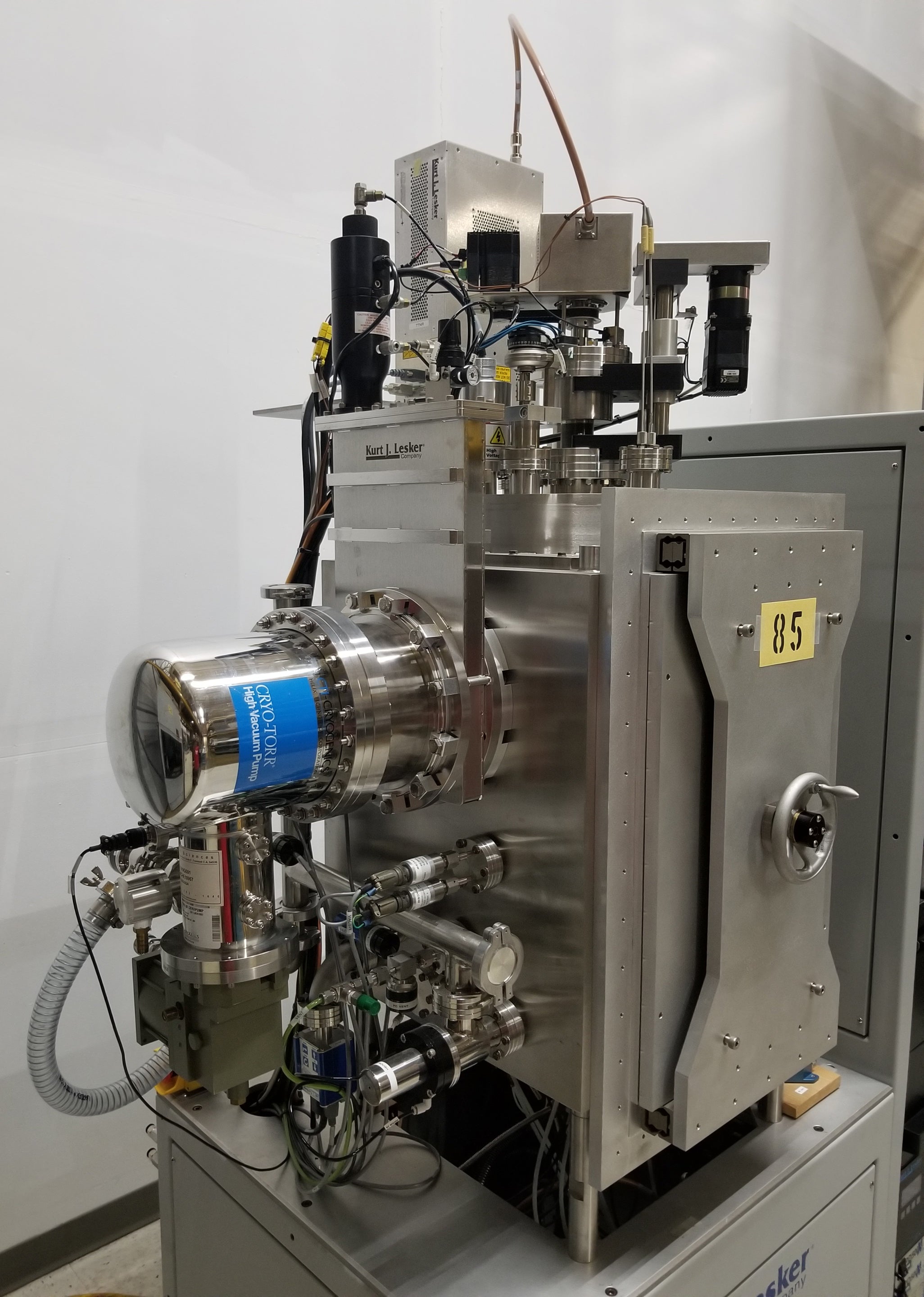 Kurt J Lesker PVD 150 Mini Spectros RF/DC Magnetron Sputtering Thin Film Deposition System
