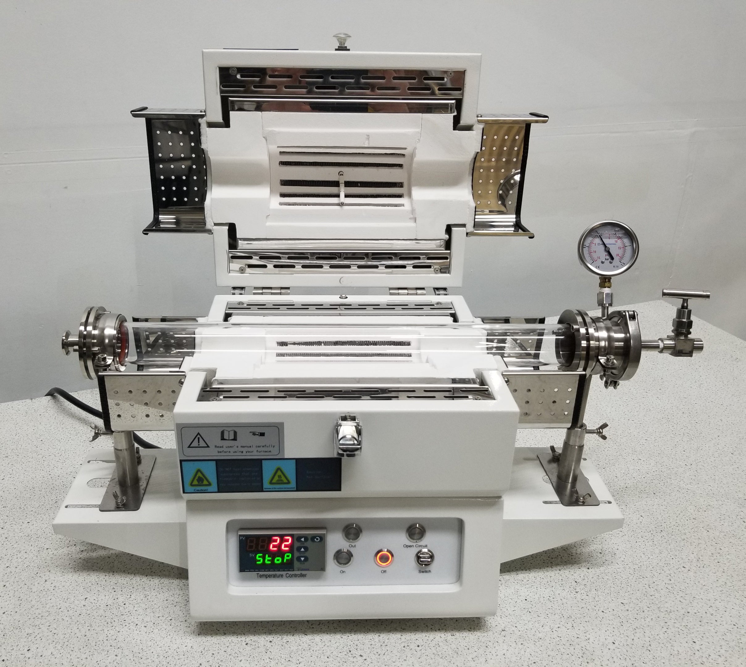 Across International STF1200-50X600 1200°C Tube Furnace