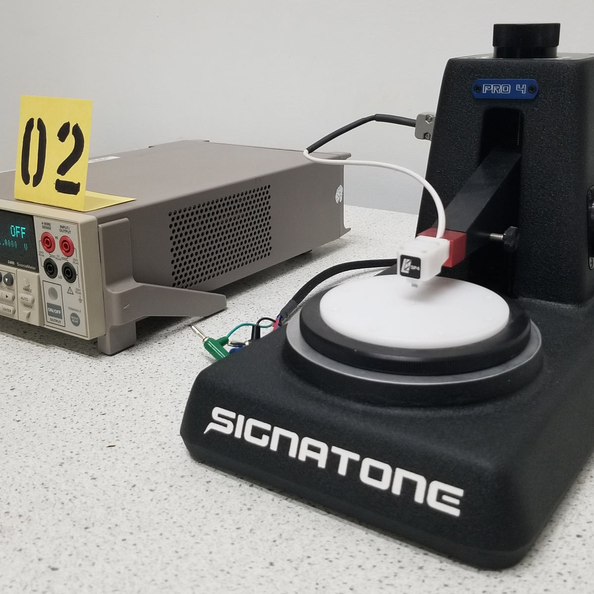 Used Signatone PRO4-4000 Four Point Probe Resistivity Measuring System ...