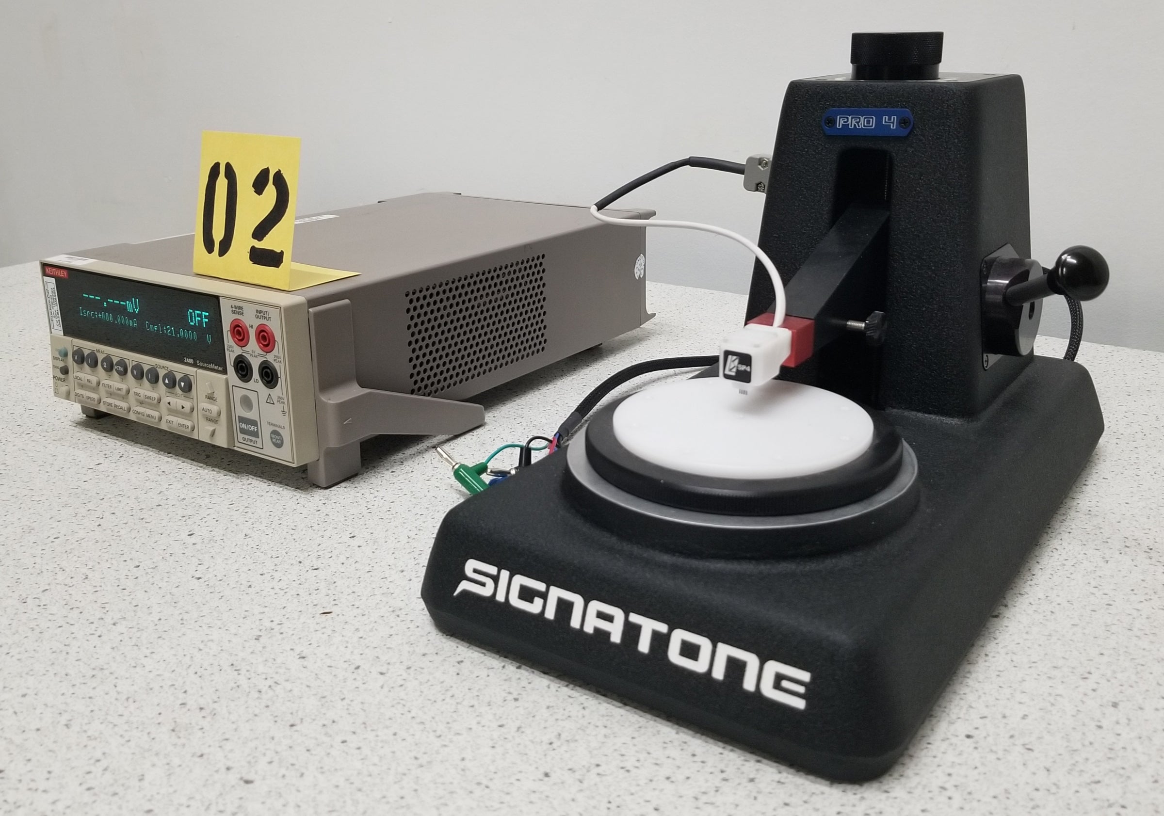 Used Signatone PRO4-4000 Four Point Probe Resistivity Measuring System