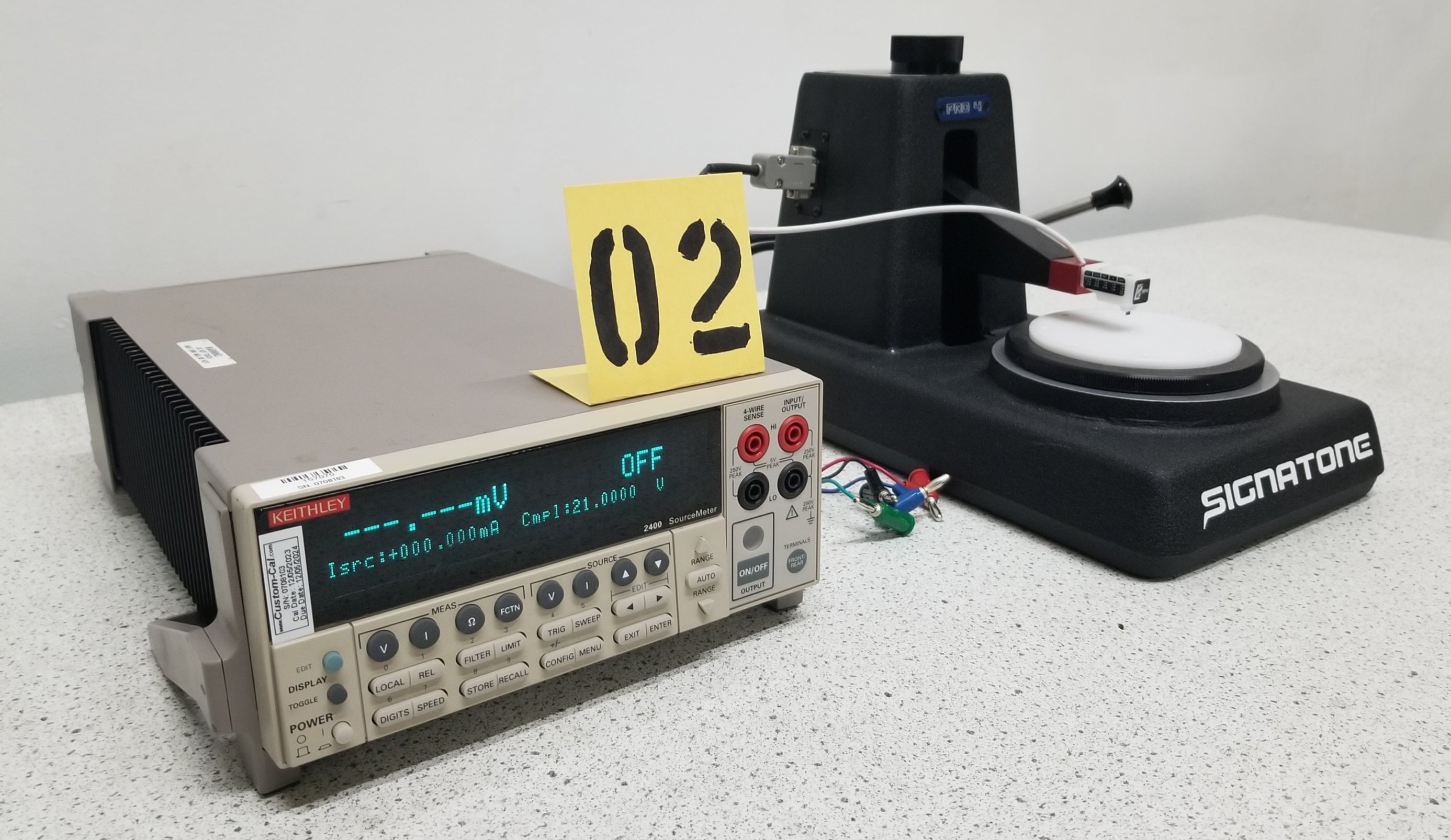 Used Signatone PRO4-4000 Four Point Probe Resistivity Measuring System