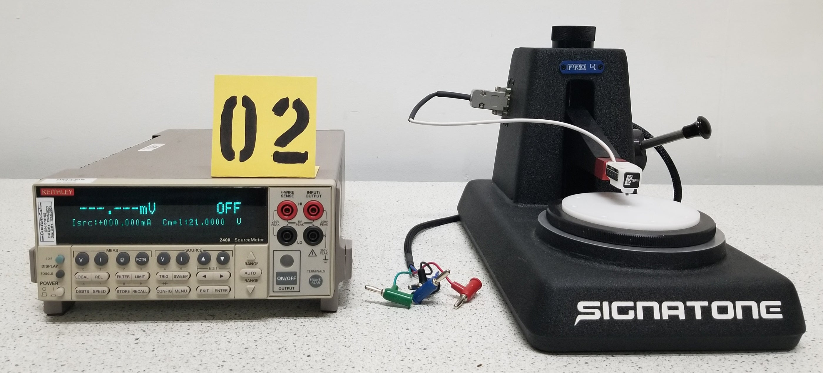Used Signatone PRO4-4000 Four Point Probe Resistivity Measuring System
