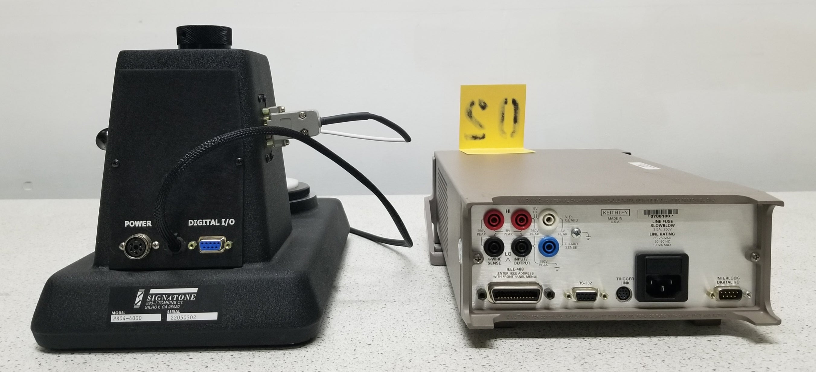 Used Signatone PRO4-4000 Four Point Probe Resistivity Measuring System