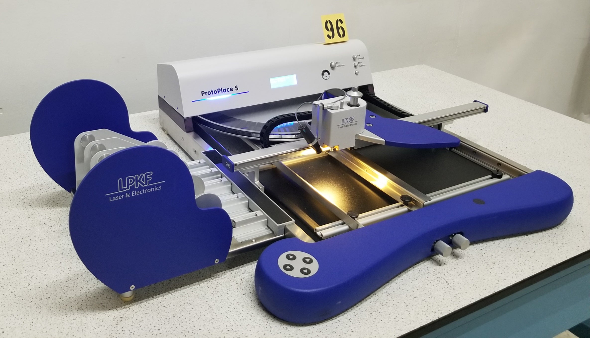 Used LPKF ProtoPlace S Semiautomatic SMT Pick &amp; Place Assembly Unit