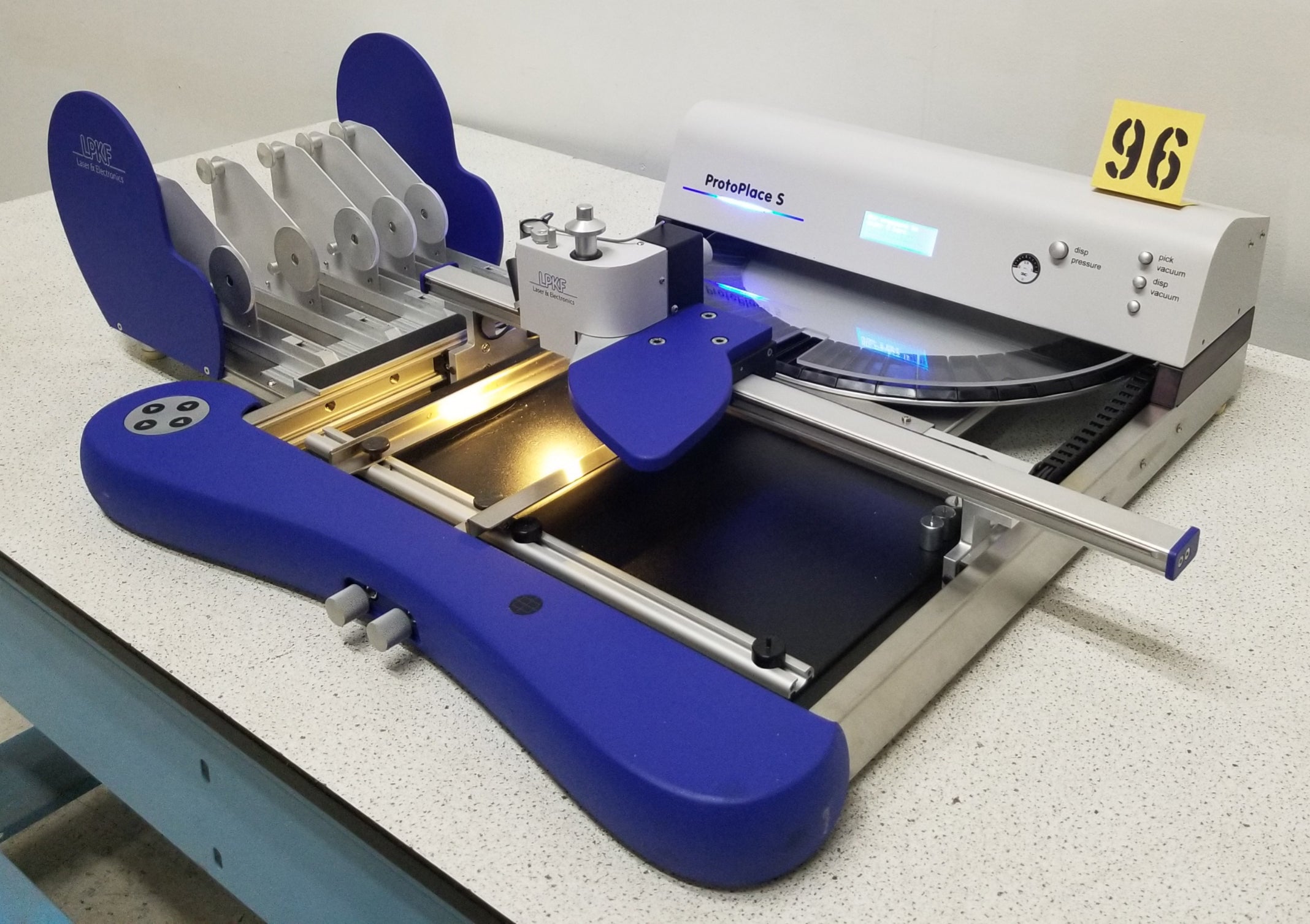 Used LPKF ProtoPlace S Semiautomatic SMT Pick &amp; Place Assembly Unit