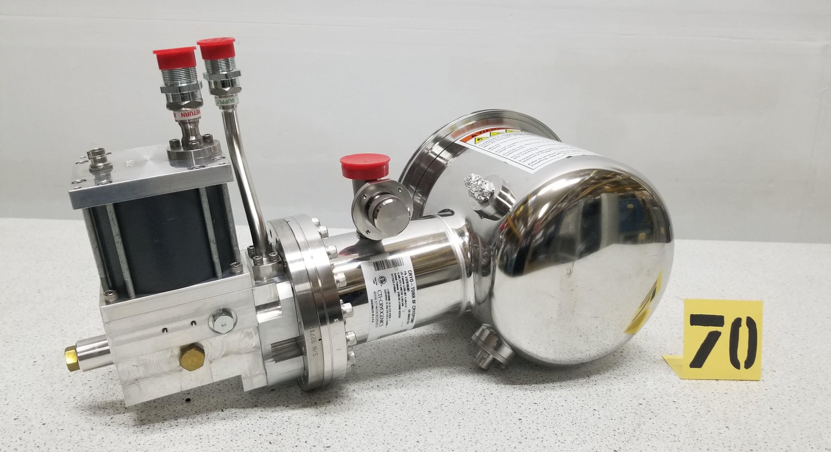 CTI CRYO-TORR 8F Rebuilt Cryopump with ISO Flange