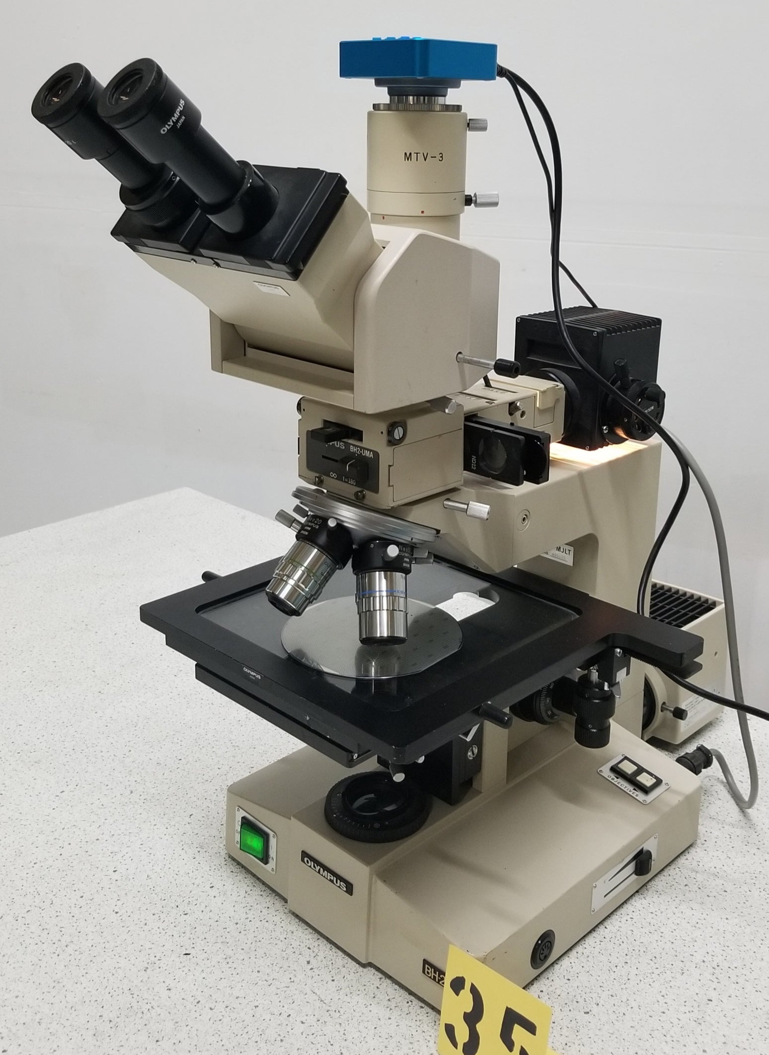 Used Olympus BH-2 MJLT Nomarski Inspection Microscope