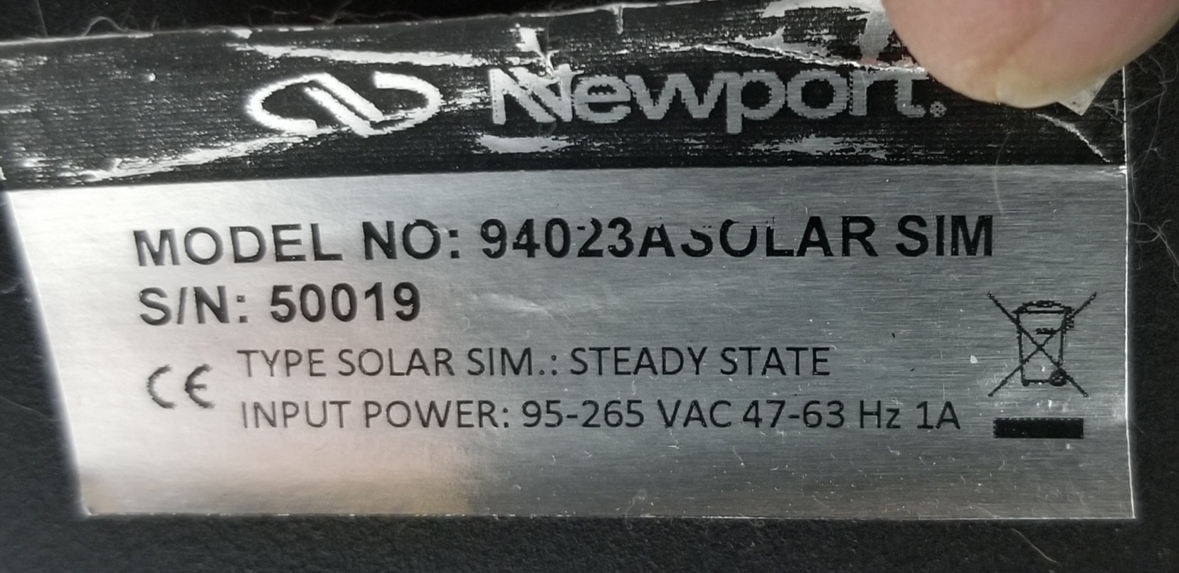 Used Newport Oriel SoI3A Class AAA Solar Simulator