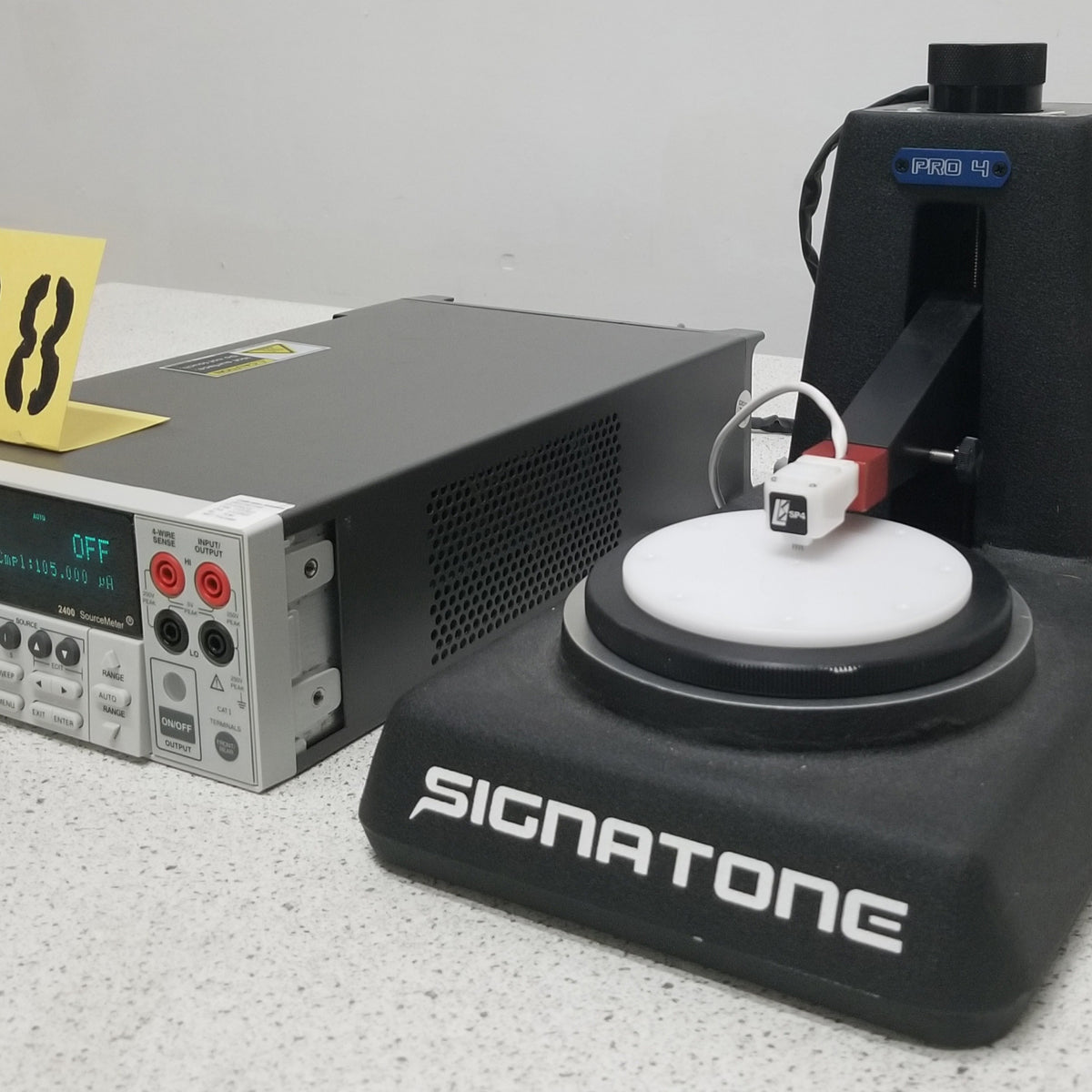 Used Signatone PRO4-4050 Four Point Probe Resistivity Measuring System ...