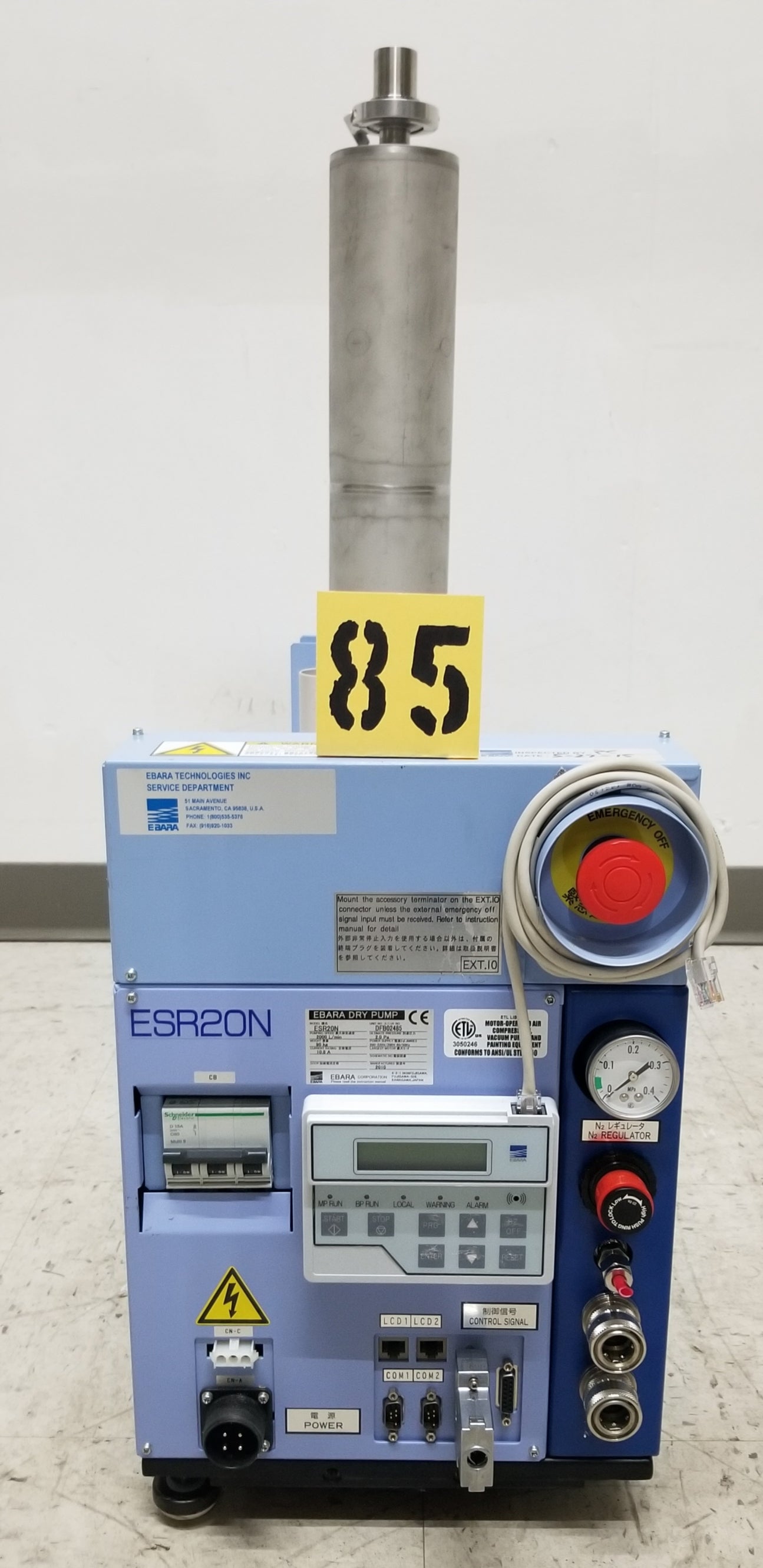 Used EBARA ESR20N Dry Vacuum Pump