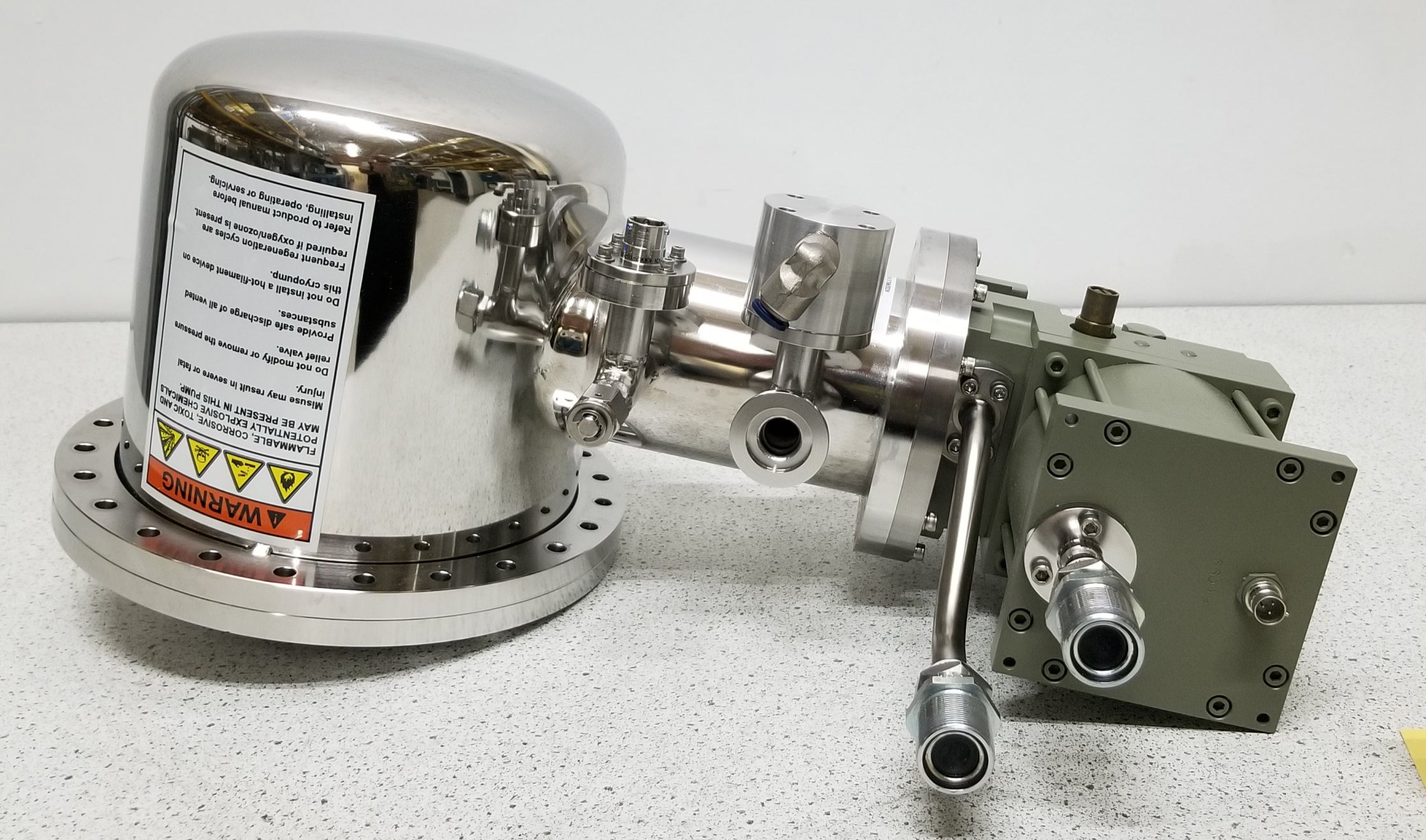Used CTI CRYO-TORR 8F Cryopump with Conflat Flange
