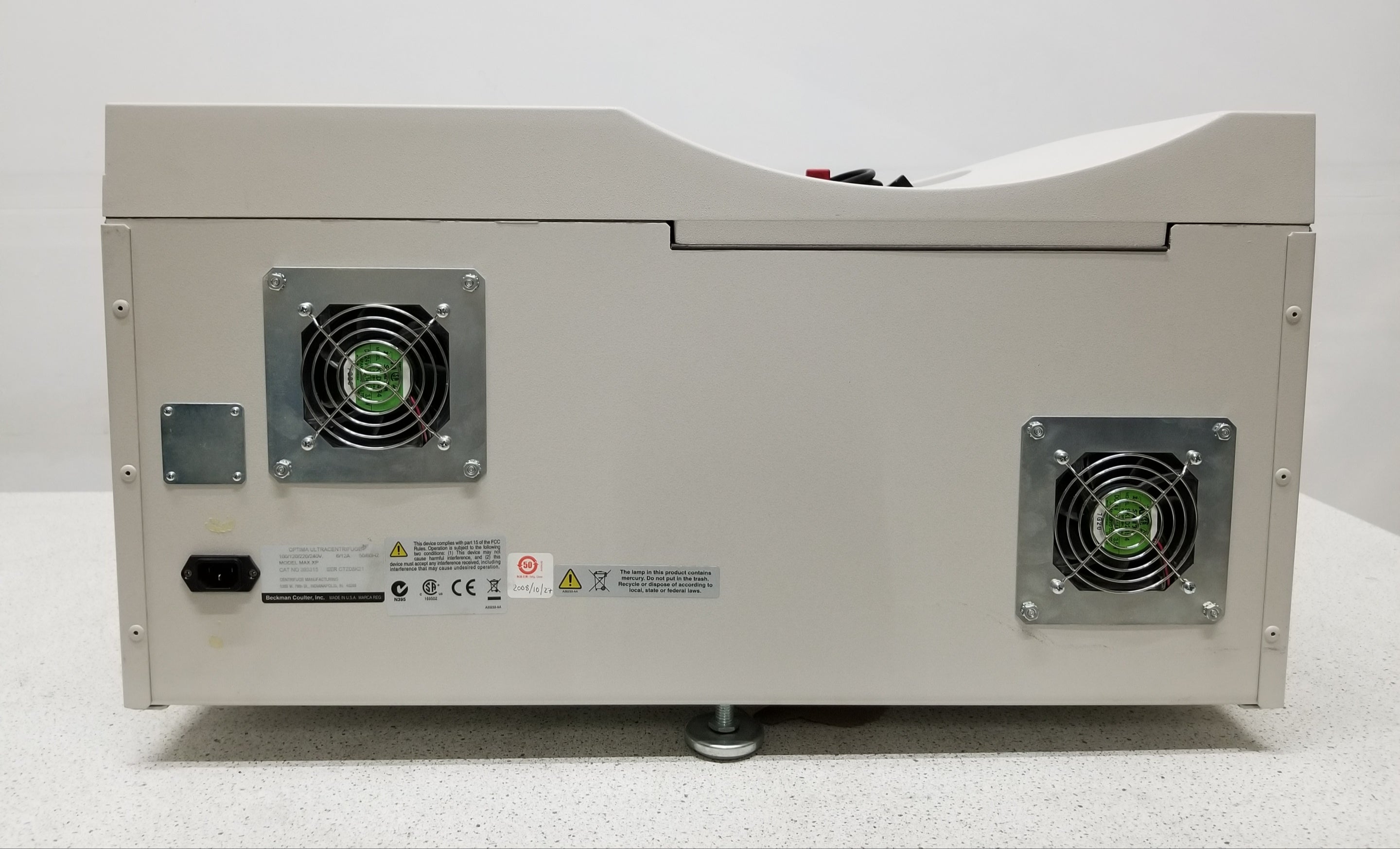 Beckman Coulter Optima MAX-XP Ultracentrifuge