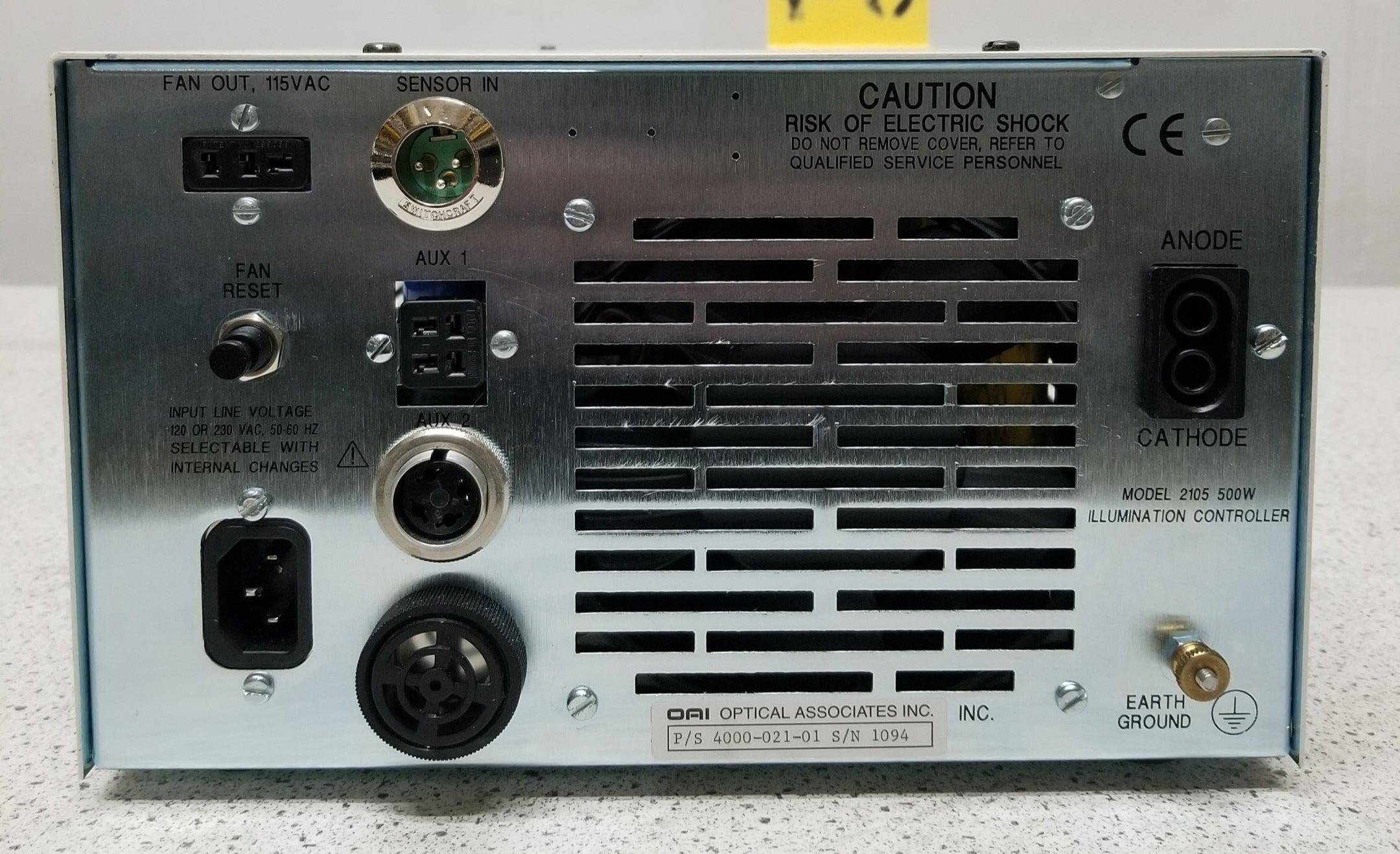 OAI Optical Associates 2105C2 UV Illuminator Power Supply