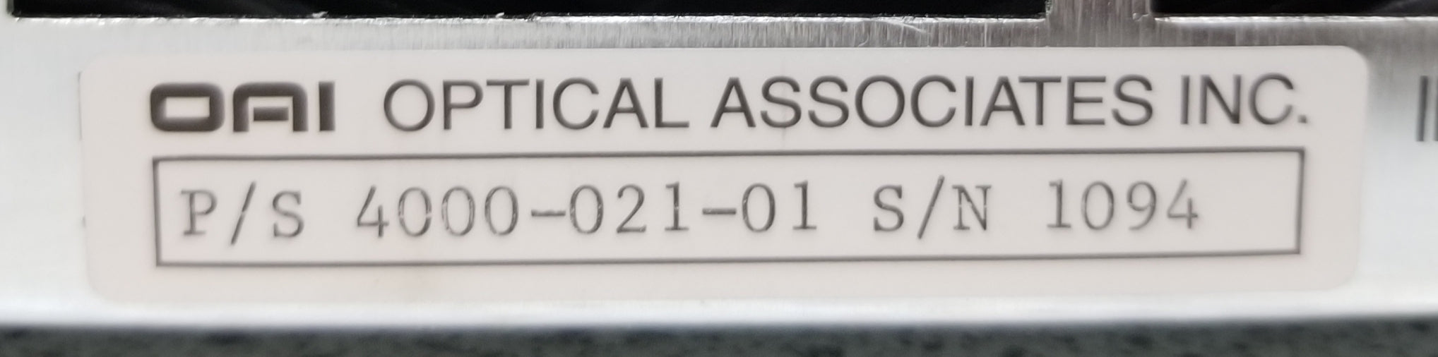 OAI Optical Associates 2105C2 UV Illuminator Power Supply
