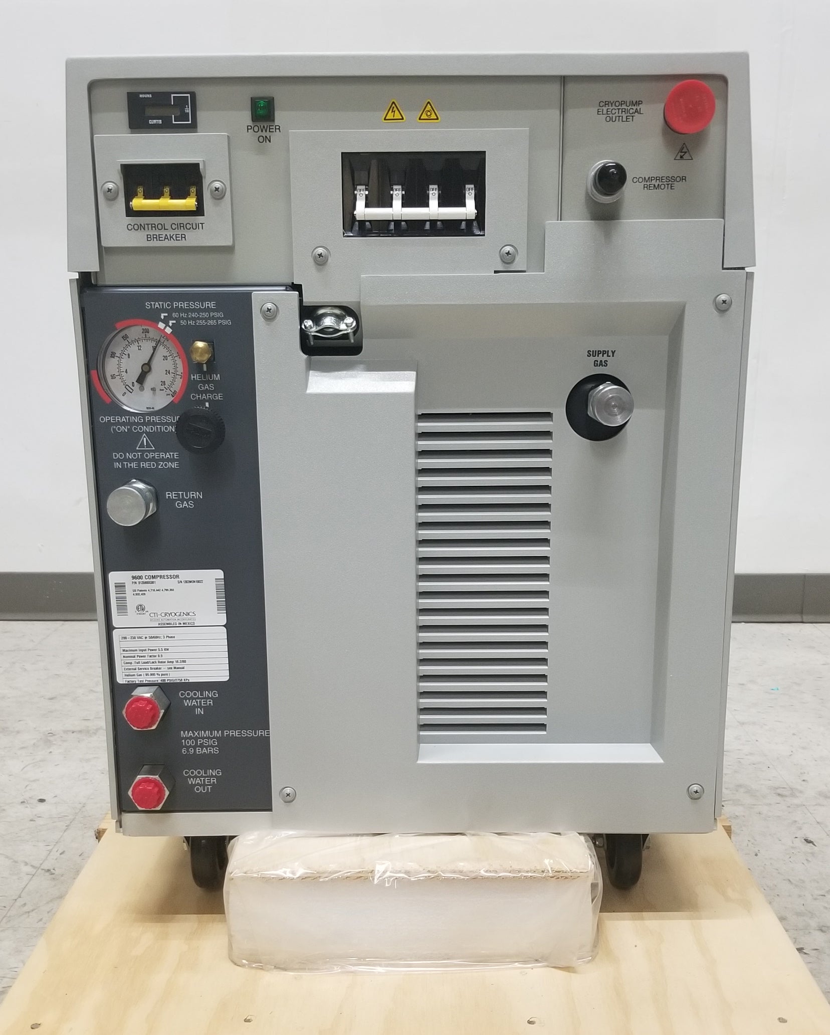 CTI 9600 Cryo Pump Compressor- NEW in Box