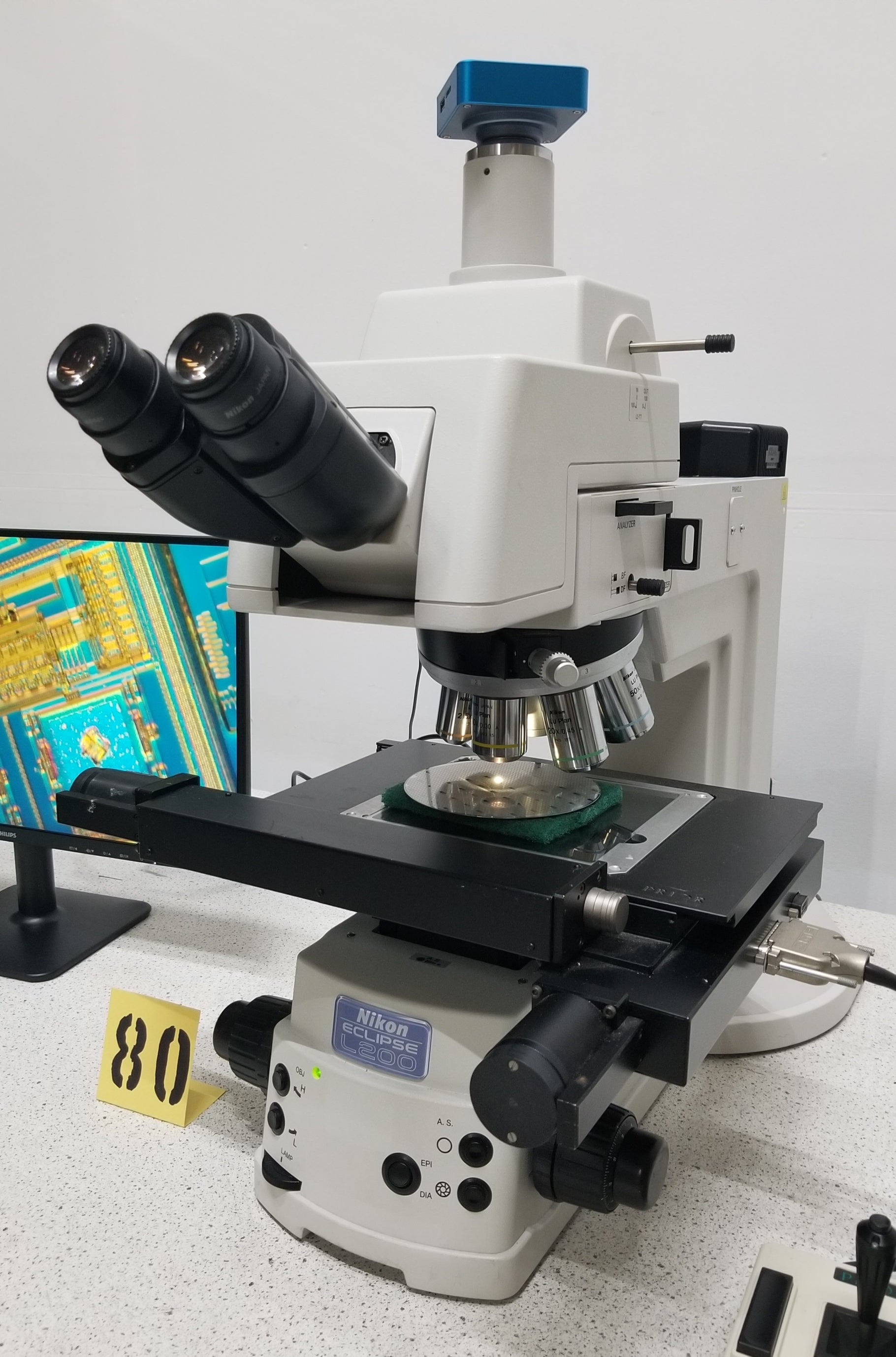 Nikon Eclipse L200D Nomarski Inspection Microscope