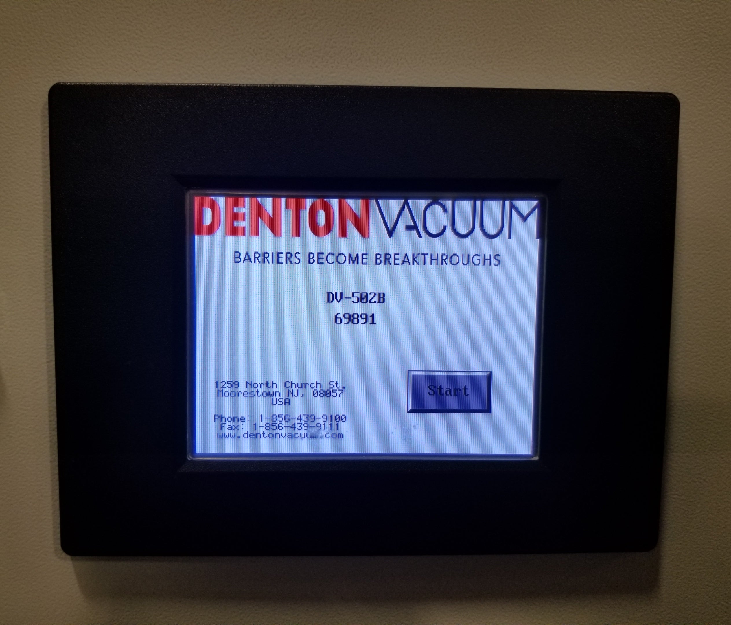 Denton Vacuum DV-502B Dual Source Thermal Evaporator