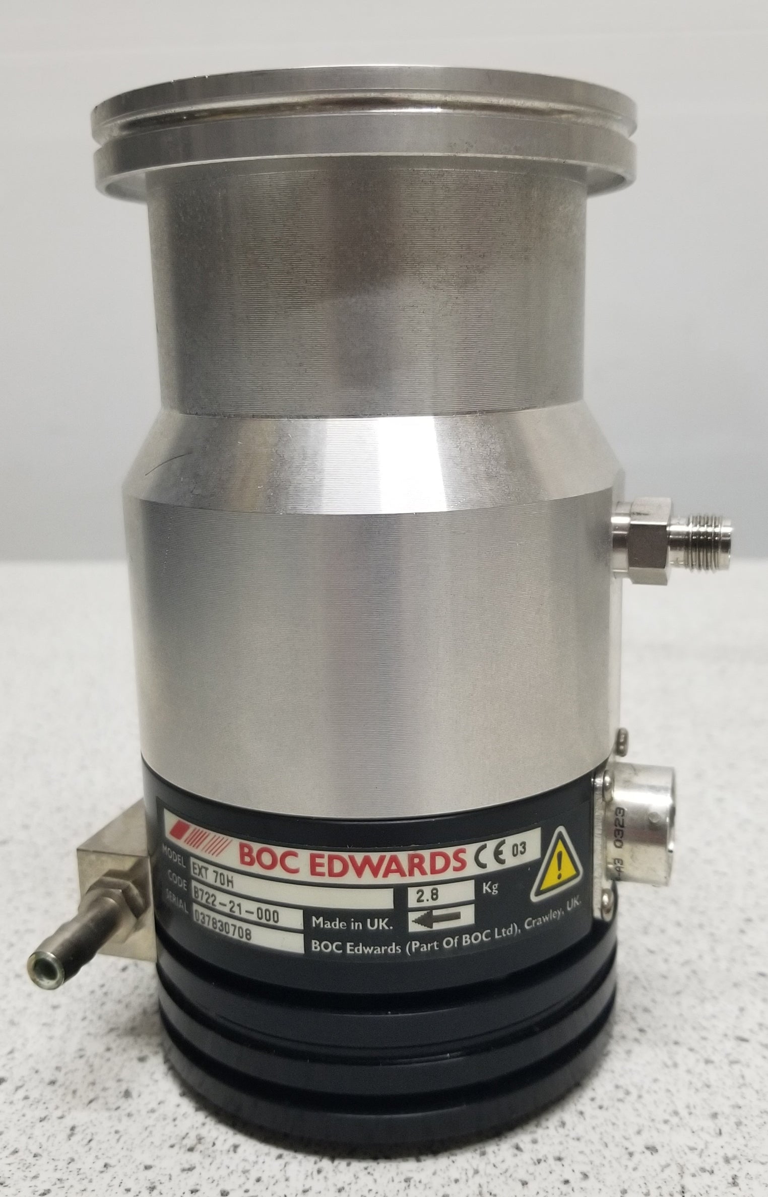Edwards EXT 70H Compound Turbomolecular Vacuum Pump with EXC 120 Controller