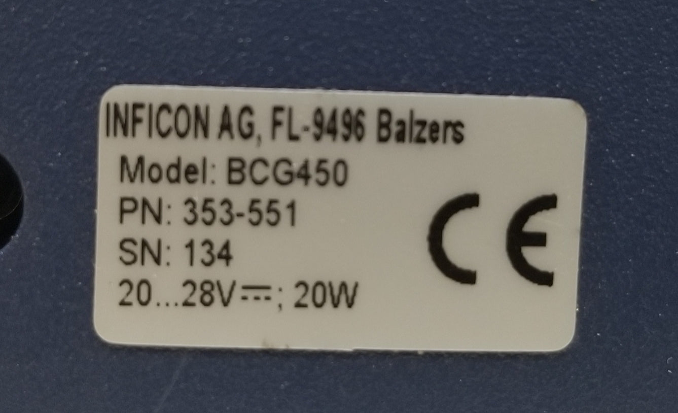 Used Inficon BCG450 ATM to Ultra High Vacuum TripleGauge®