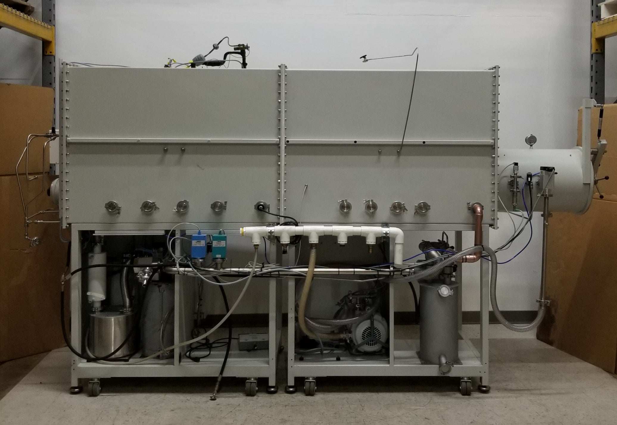 Used MBRAUN Labmaster 130 Dual Chamber Glove Box with O2 and Moisture Analyzers
