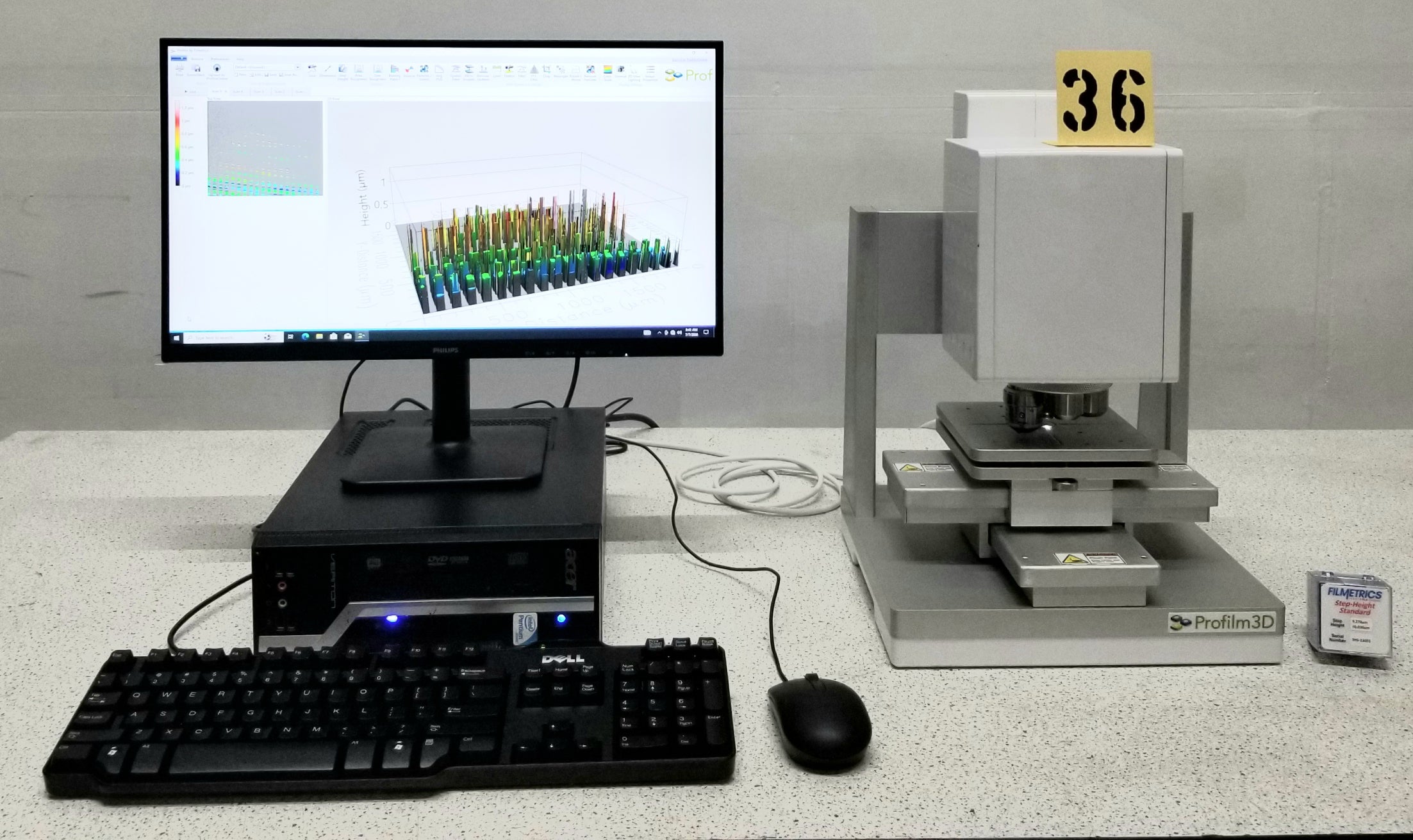 Used Filmetrics Profilm3D Optical Profilometer