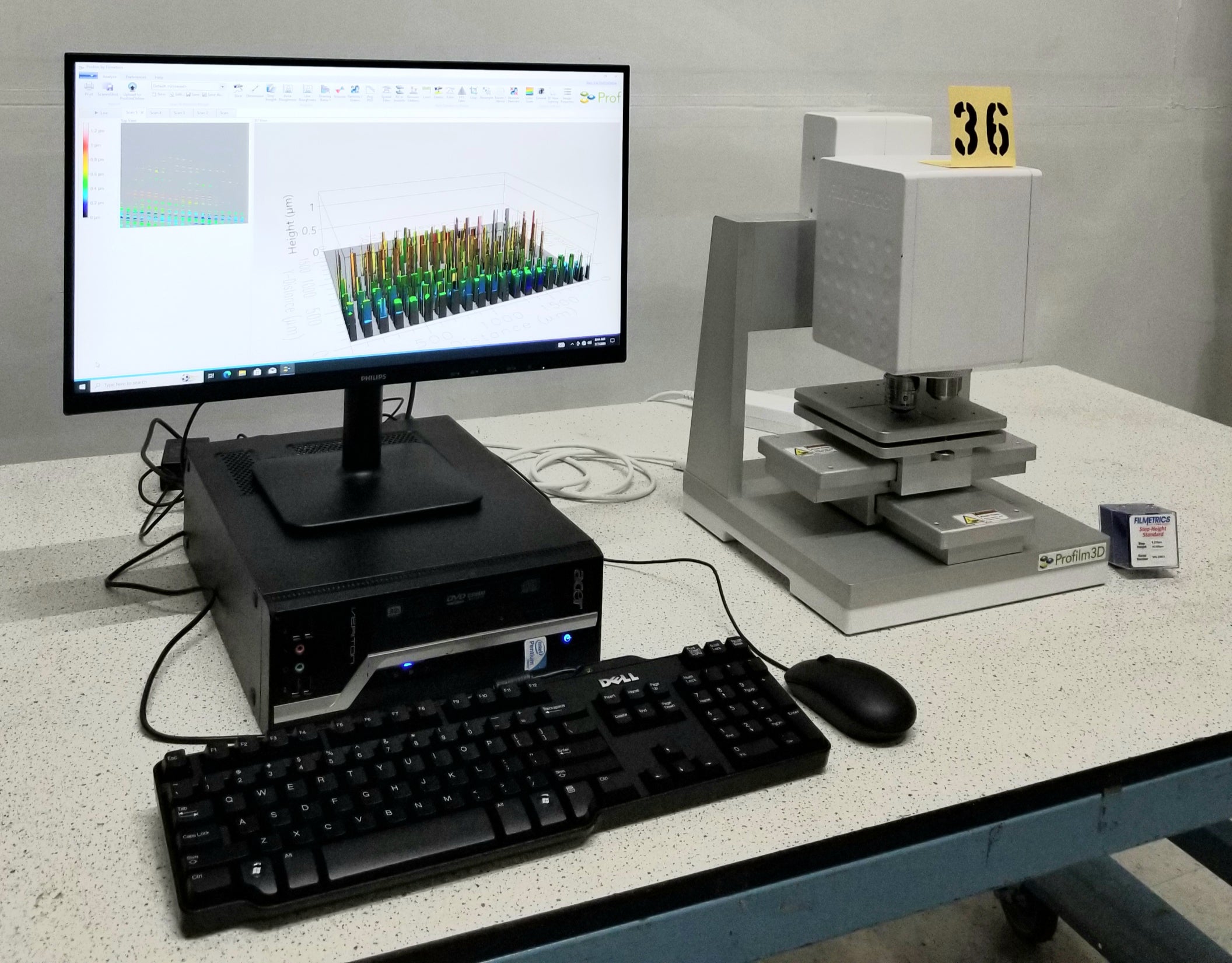 Used Filmetrics Profilm3D Optical Profilometer