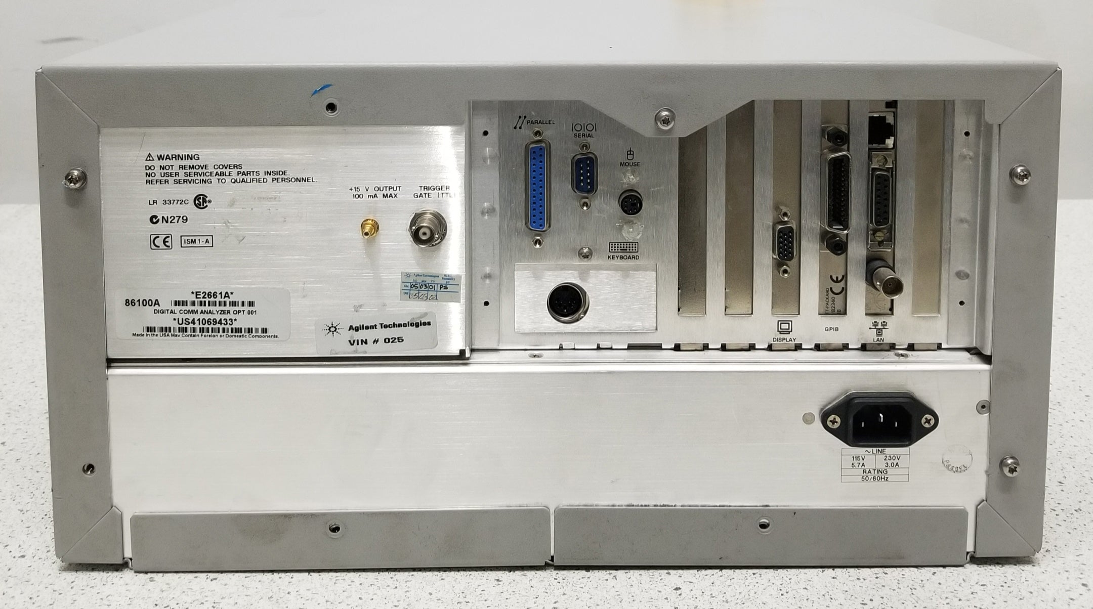 Agilent 86100A Wide Bandwith Oscilloscope with 86105A and 54753A
