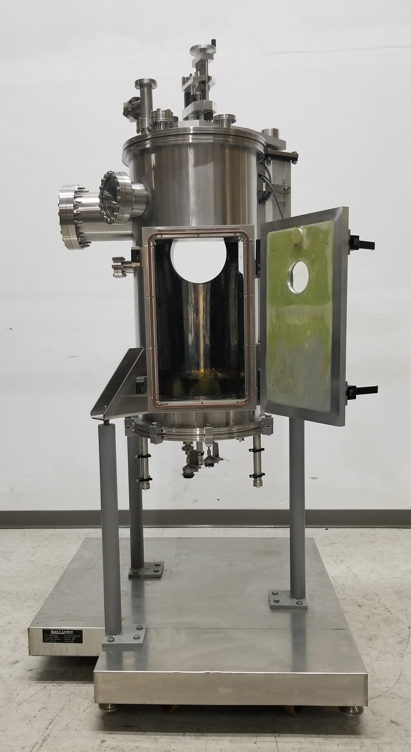 Kurt J Lesker Stainless Vacuum Chamber