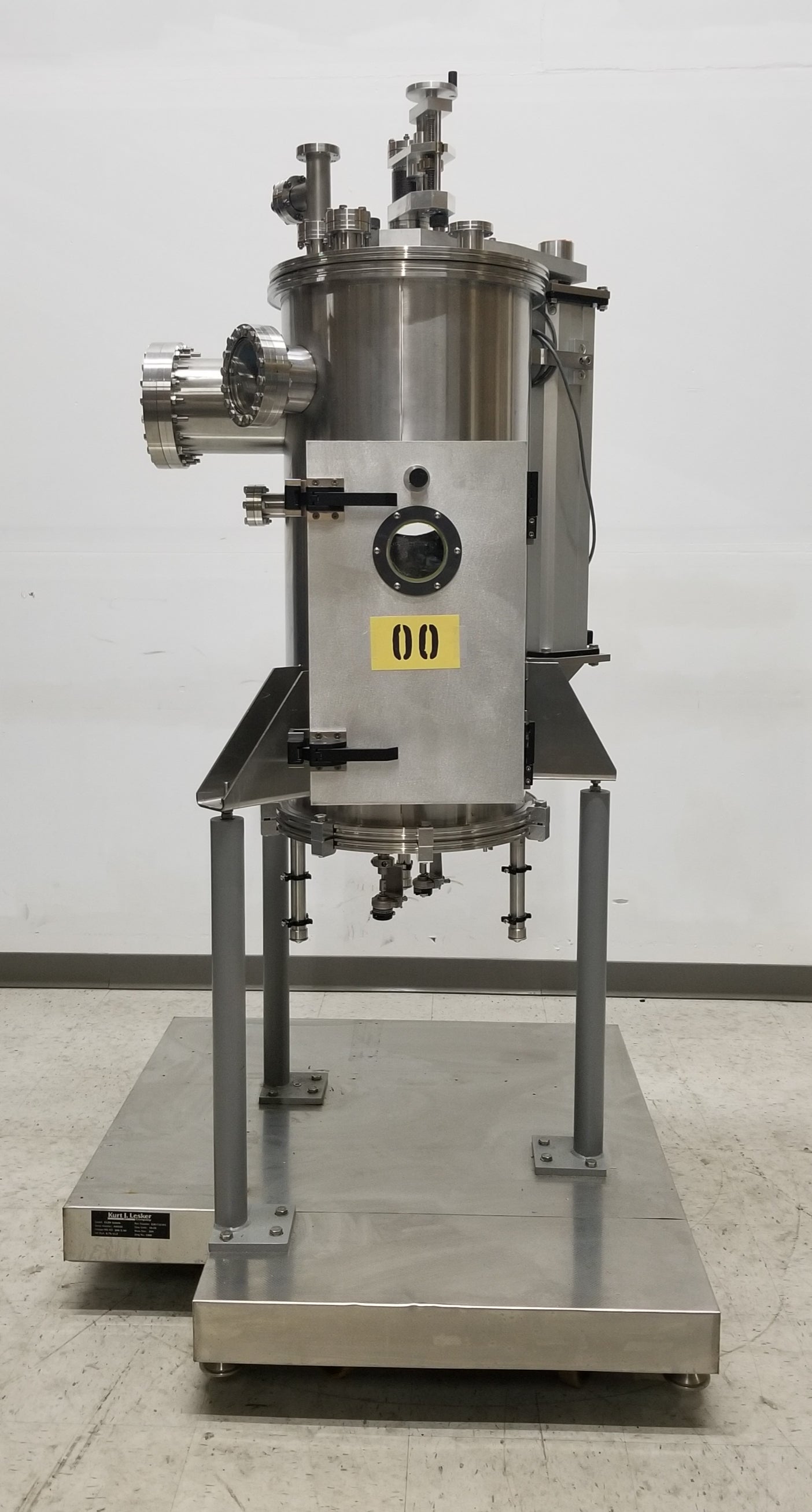 Kurt J Lesker Stainless Vacuum Chamber